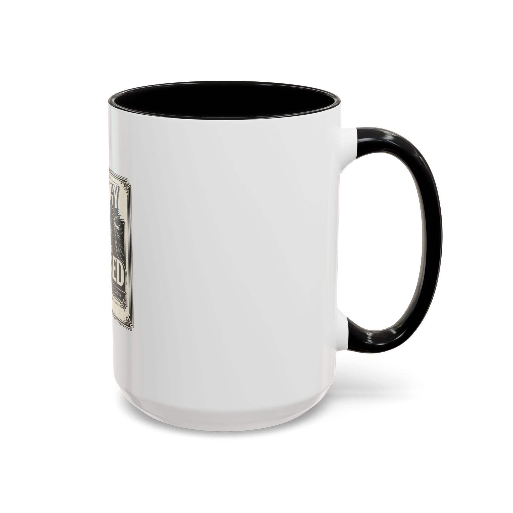 Energy Is Earned Lion Coffee Mug — Motivational Gym & Fitness Mug (11/15oz)