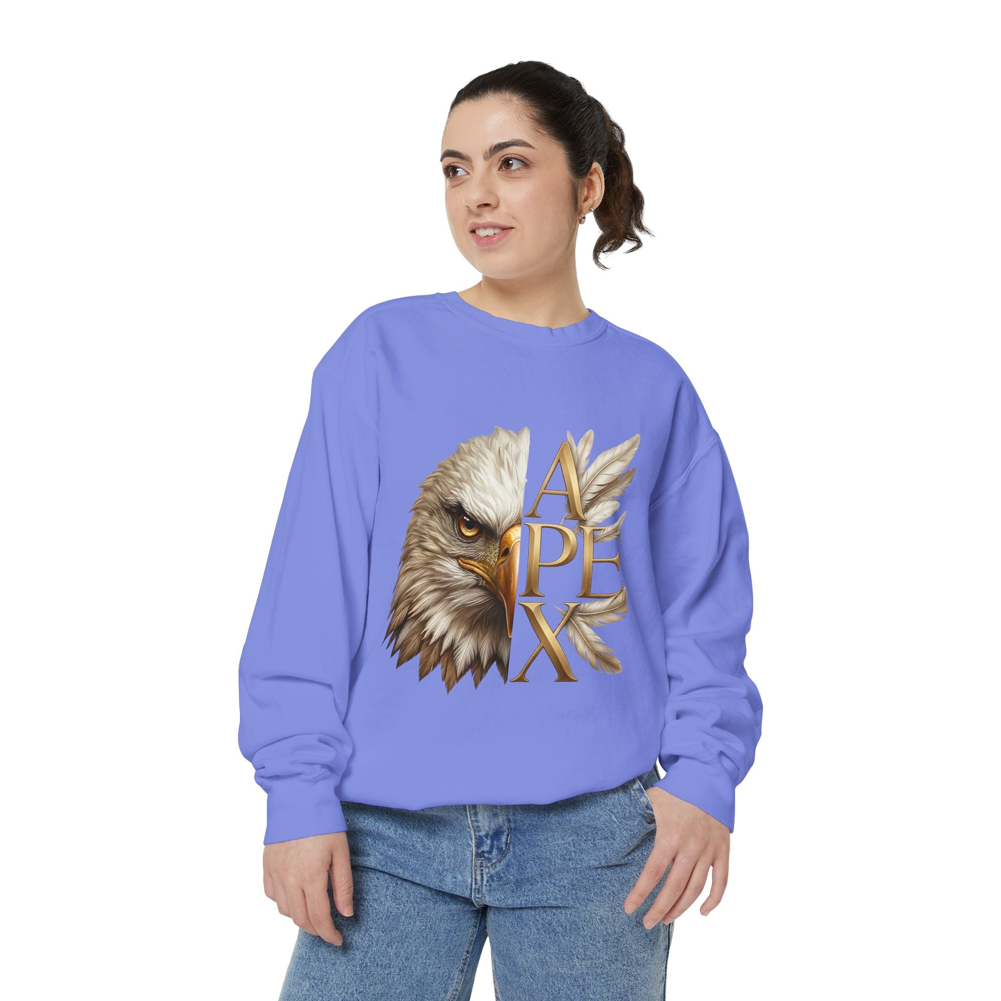 Eagle Apex Sweatshirt — Bold Patriotic Eagle Graphic Crewneck