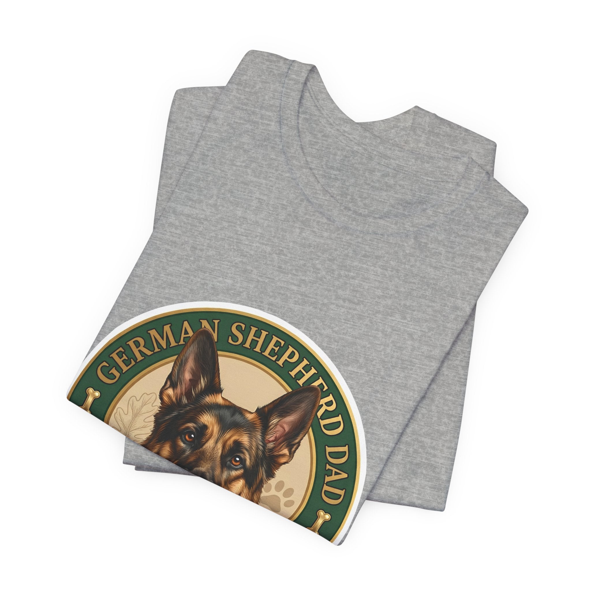 German Shepherd Dad T-Shirt — "Fur-Covered Chaos Coordinator" Dog Lover Tee