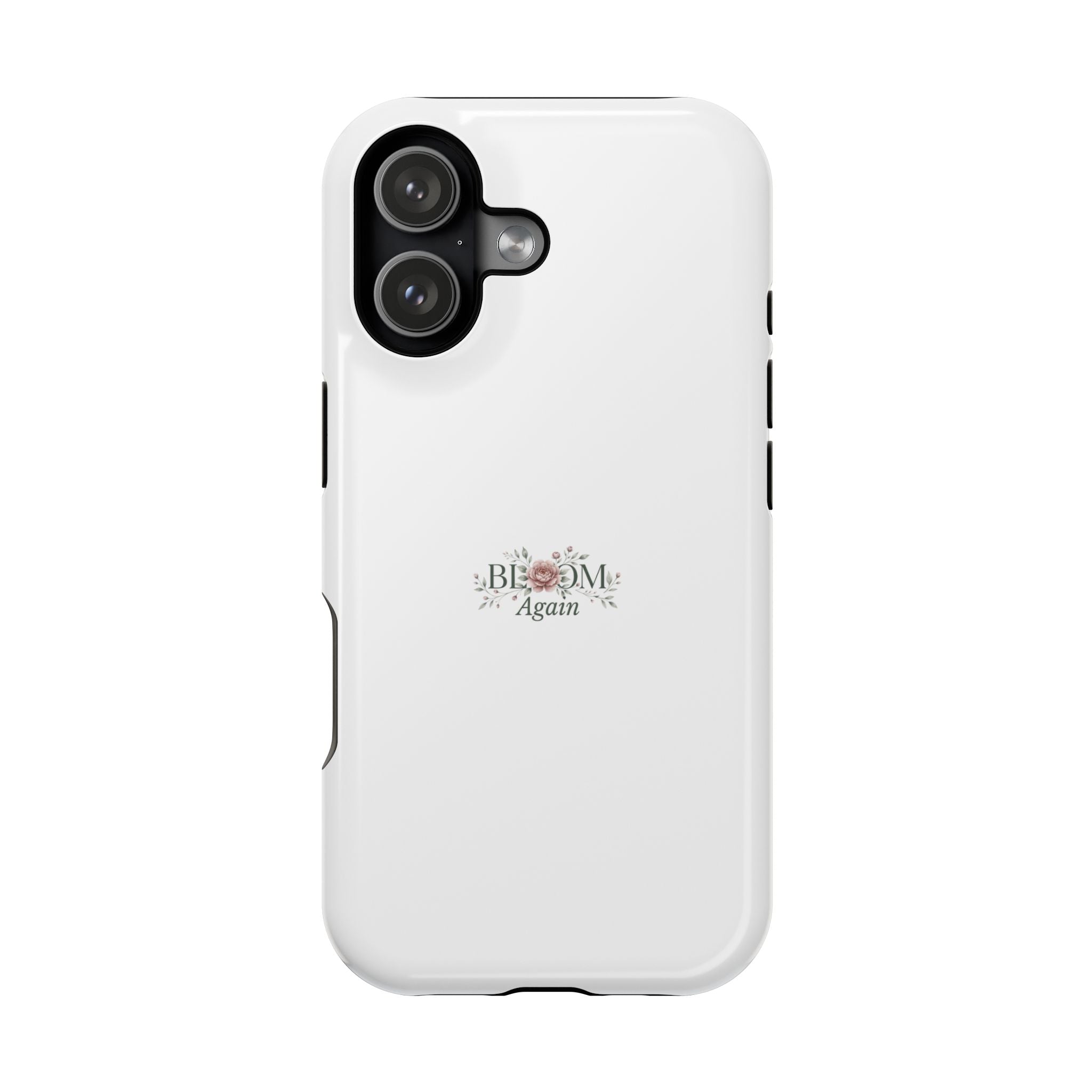 Magnetic Impact-Resistant Phone Case — 'Bloom Again' Floral Protective Cover