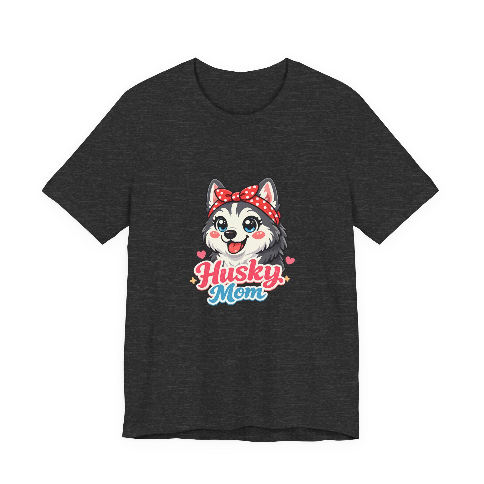 Husky Mom T-Shirt — Cute Cartoon Husky Mom Tee