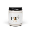 Peace Be With You Scented Soy Candle — 9oz Inspirational Aromatherapy Jar