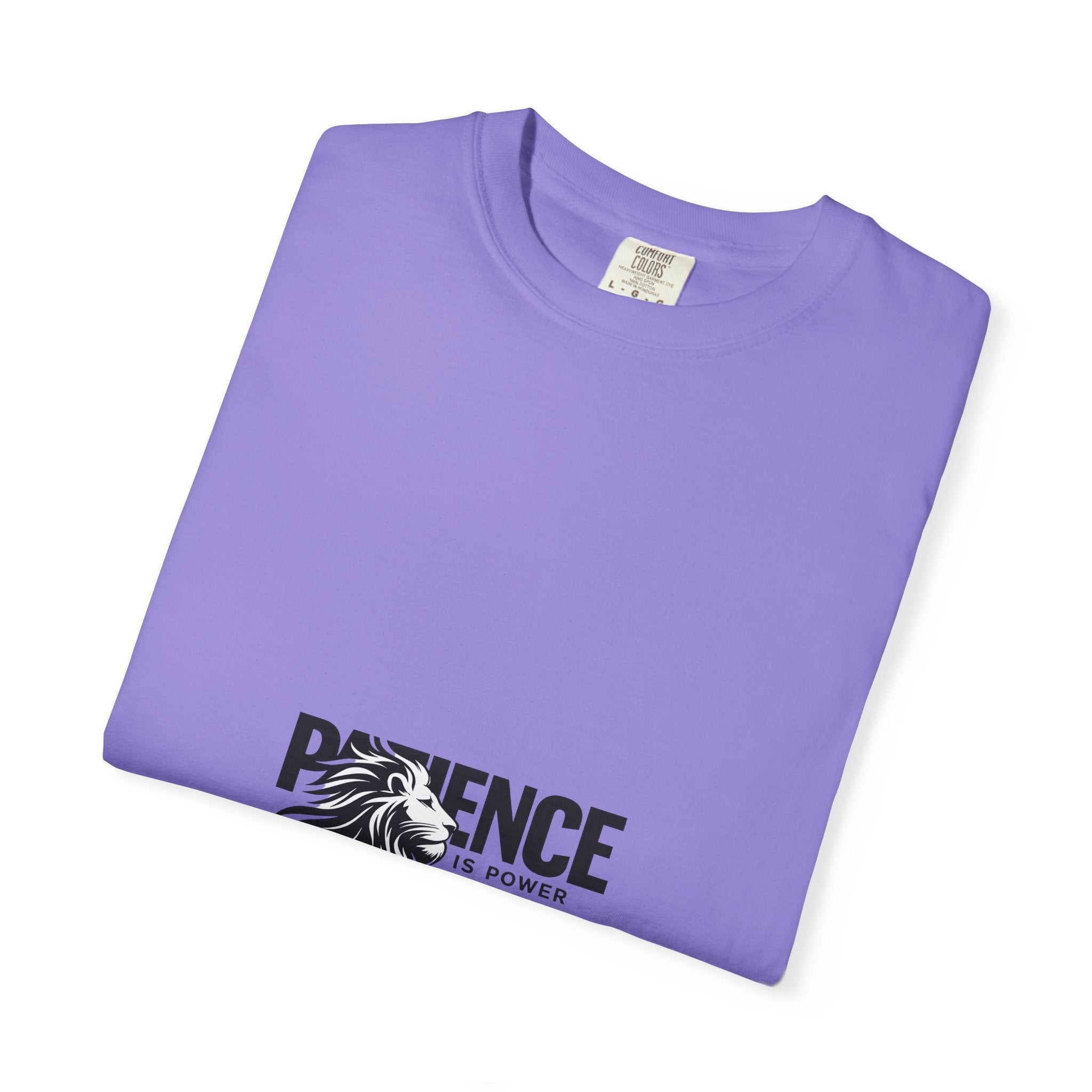 Patience Is Power Lion Graphic T-Shirt