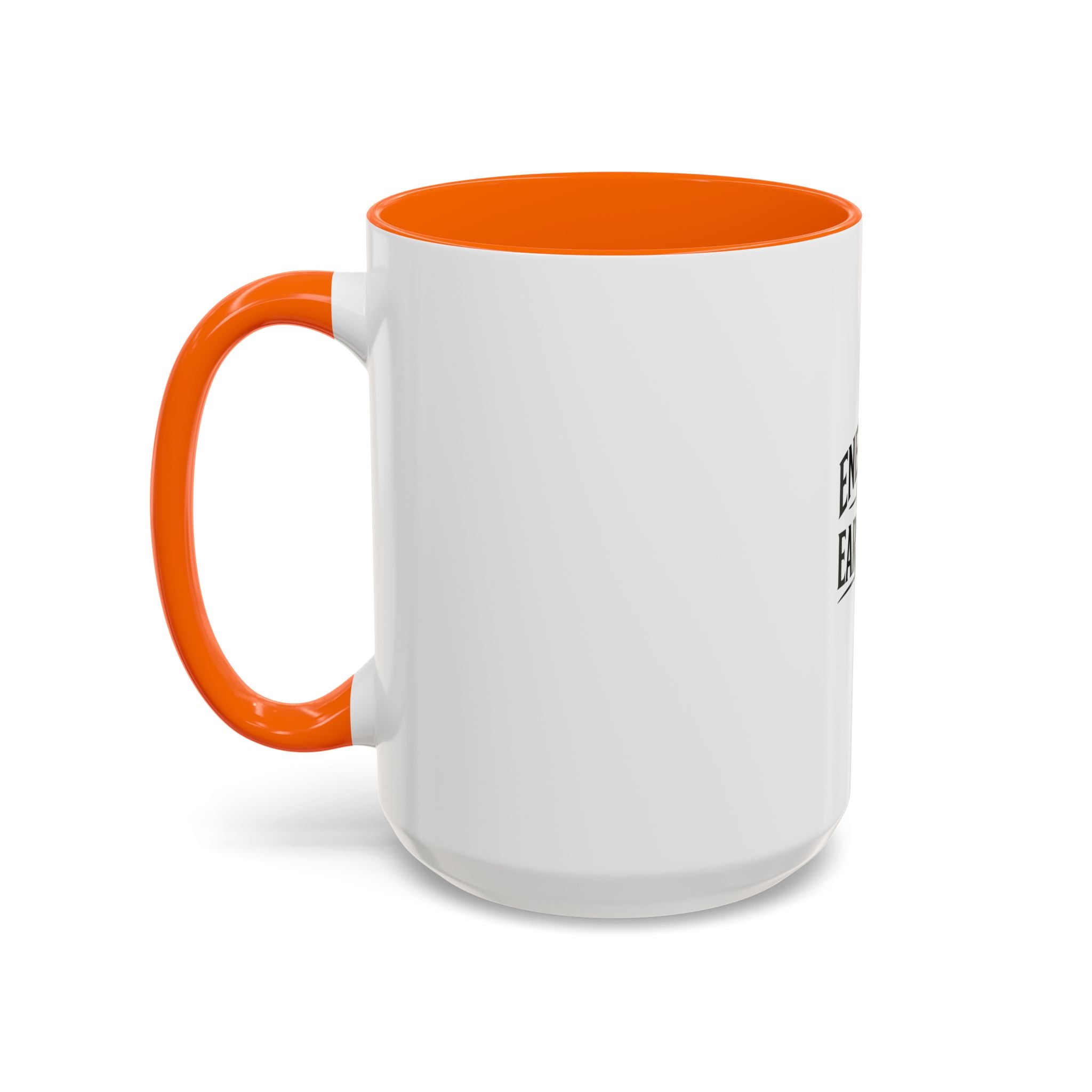 Energy Is Earned Coffee Mug — Motivational Lion Accent Mug (11/15oz)