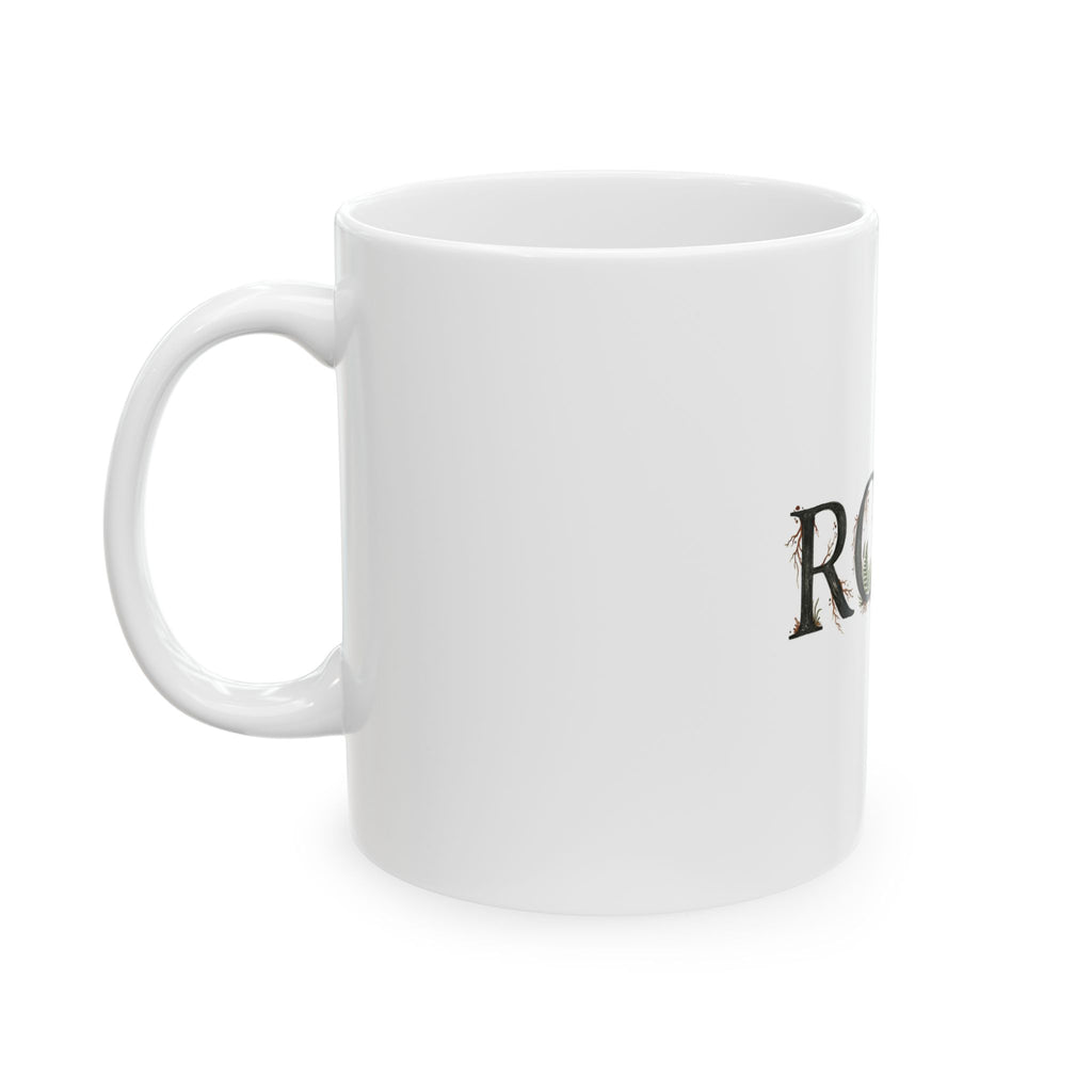 Root Tree Roots Ceramic Mug — Nature-Inspired Botanical Coffee Cup (11oz/15oz)
