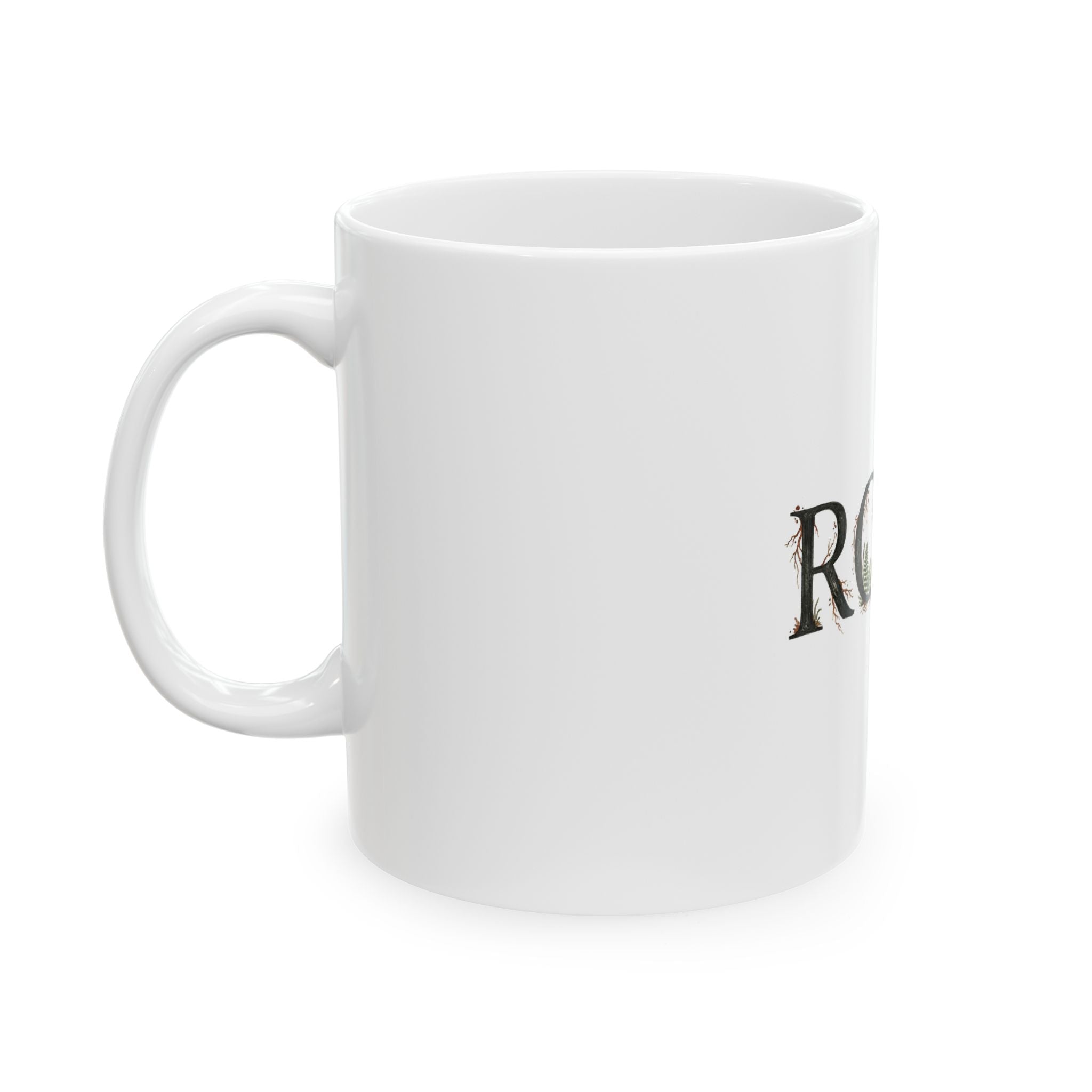 Root Tree Roots Ceramic Mug — Nature-Inspired Botanical Coffee Cup (11oz/15oz)