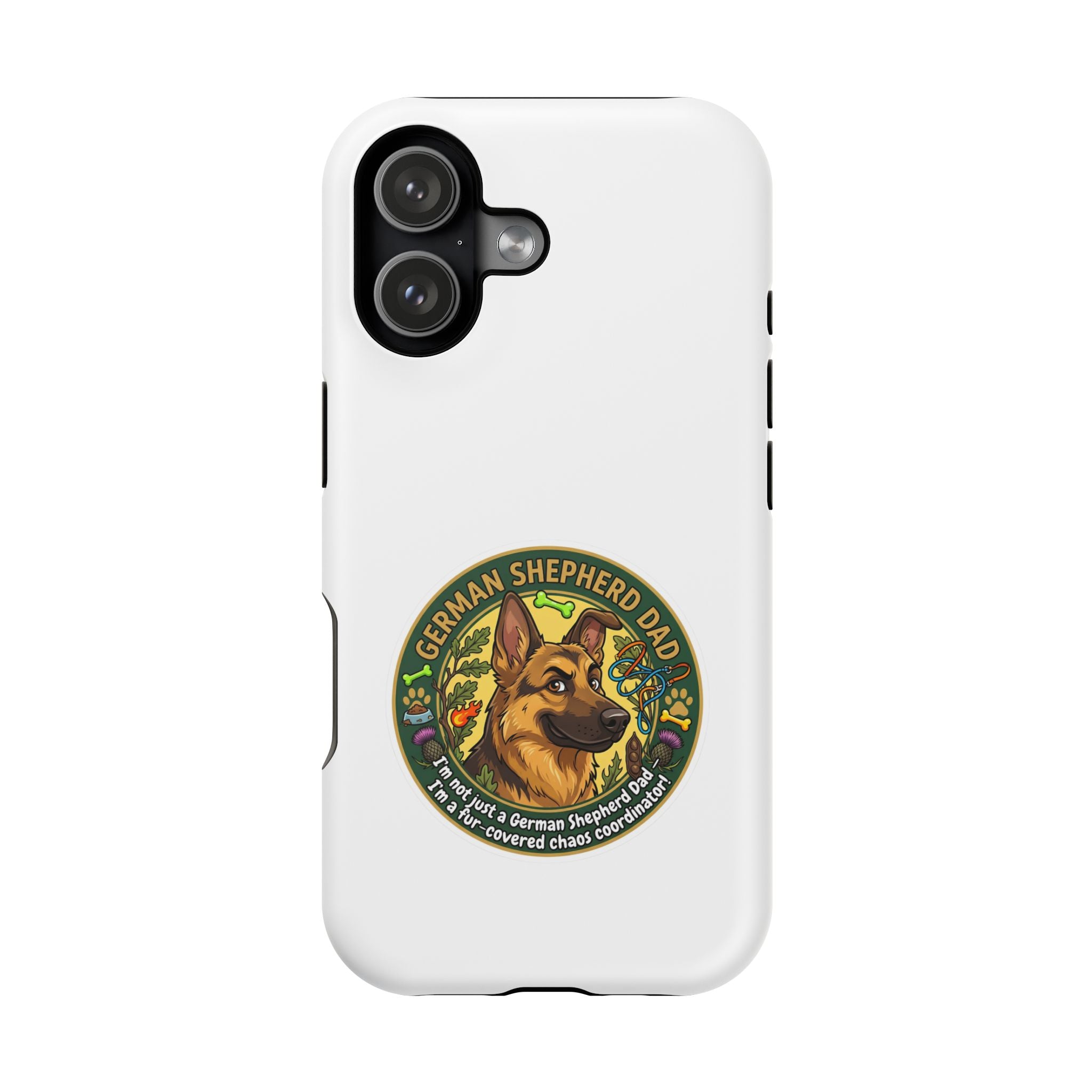 German Shepherd Dad Magnetic Impact-Resistant Phone Case