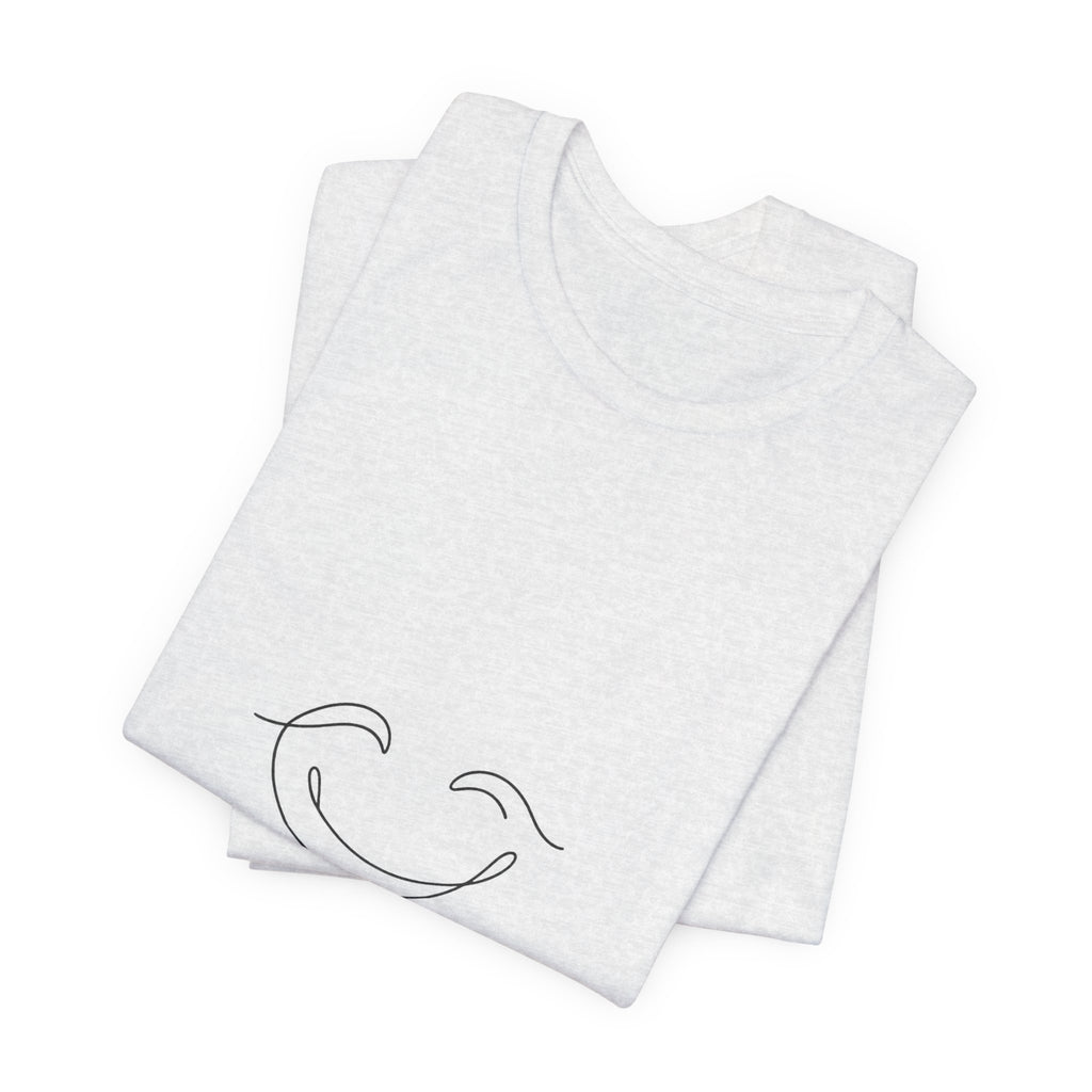 Choose Joy Smiley T-Shirt — Minimalist Positive Vibes Tee
