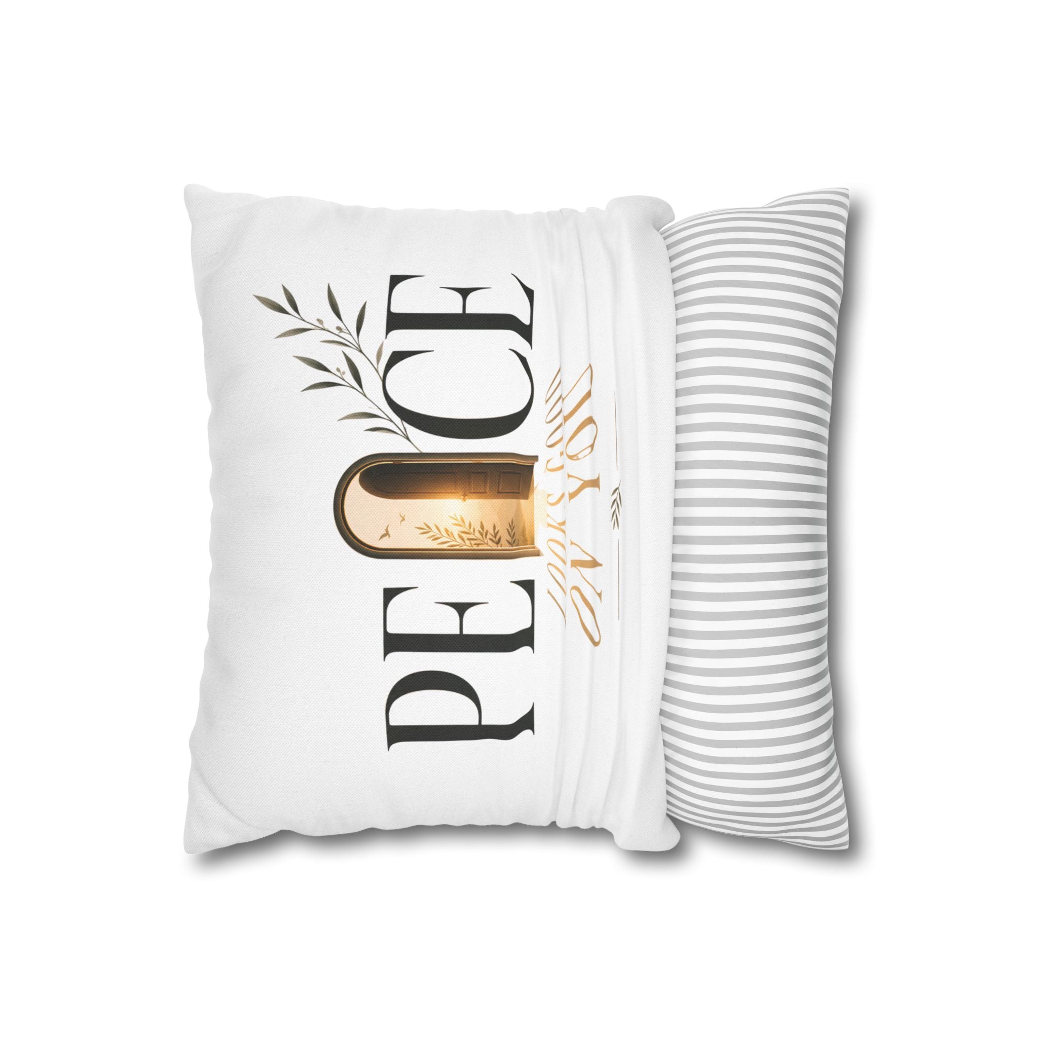 Peace Looks Good On You Throw Pillow