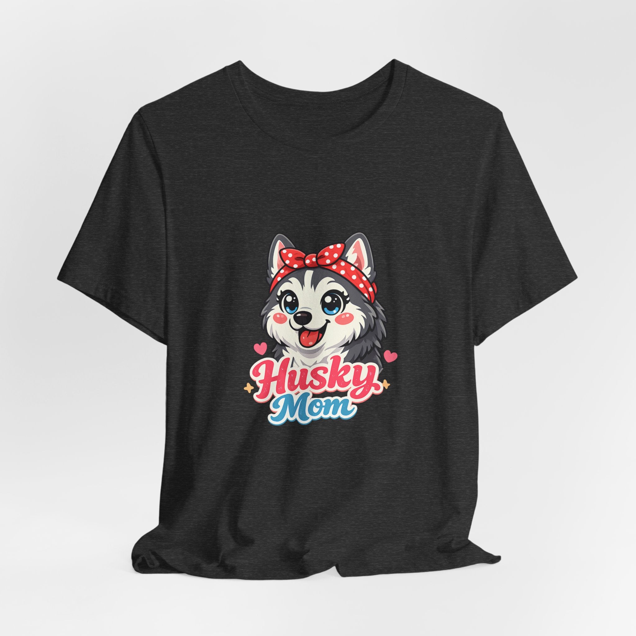 Husky Mom T-Shirt — Cute Cartoon Husky Mom Tee