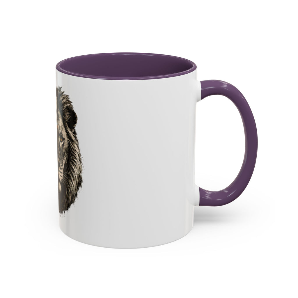 Power Doesn't Prove Itself Lion Accent Coffee Mug — Motivational 11/15oz Gift