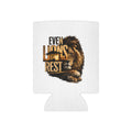 Can Cooler — "Even Lions Rest" Lion Graphic Beer Can Cooler