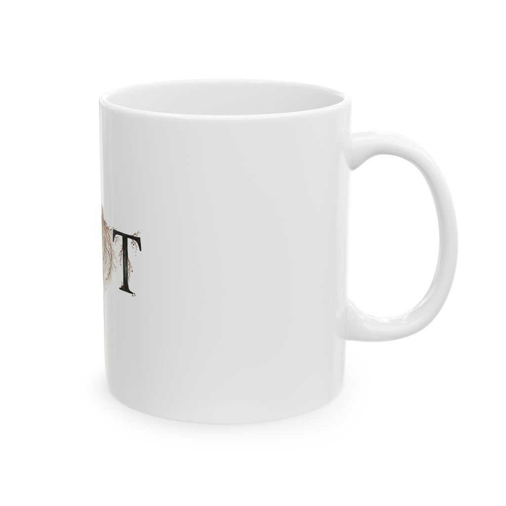 Root Tree Roots Ceramic Mug — Nature-Inspired Botanical Coffee Cup (11oz/15oz)