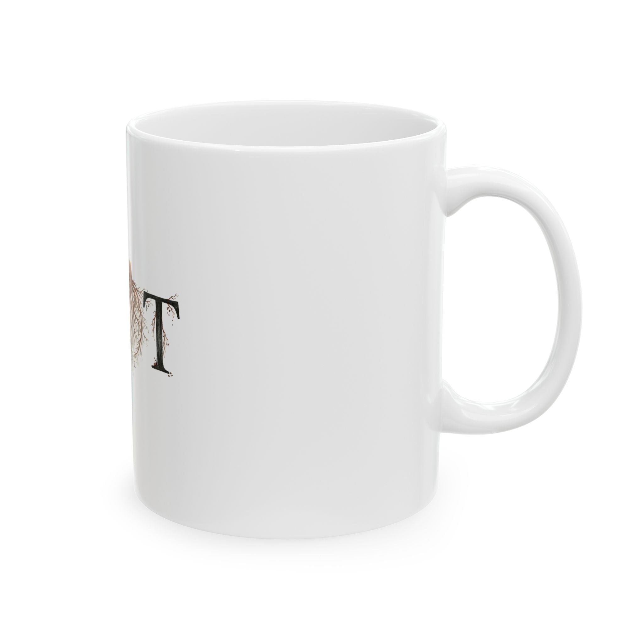 Root Tree Roots Ceramic Mug — Nature-Inspired Botanical Coffee Cup (11oz/15oz)