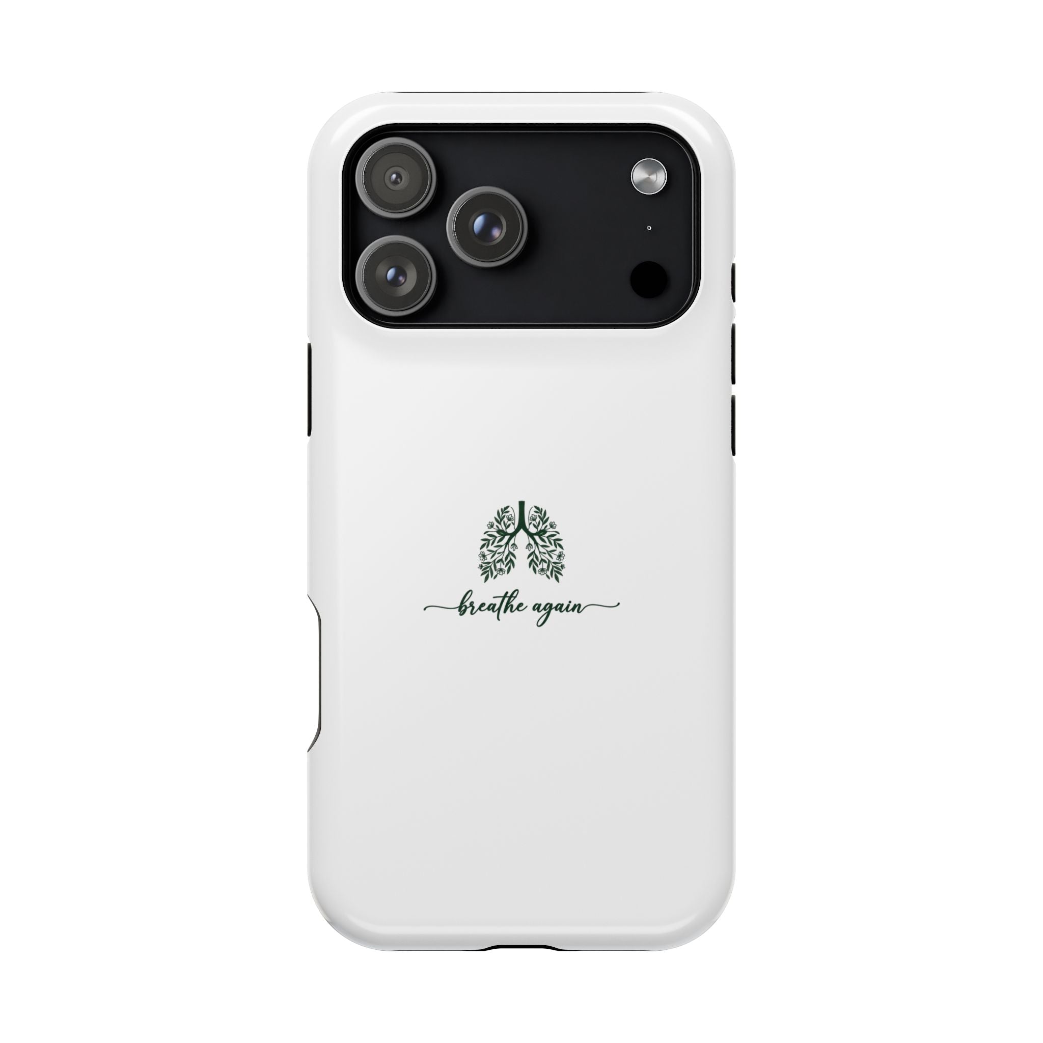 Phone Case — 'Breathe Again' Lungs Design Magnetic Impact-Resistant Case