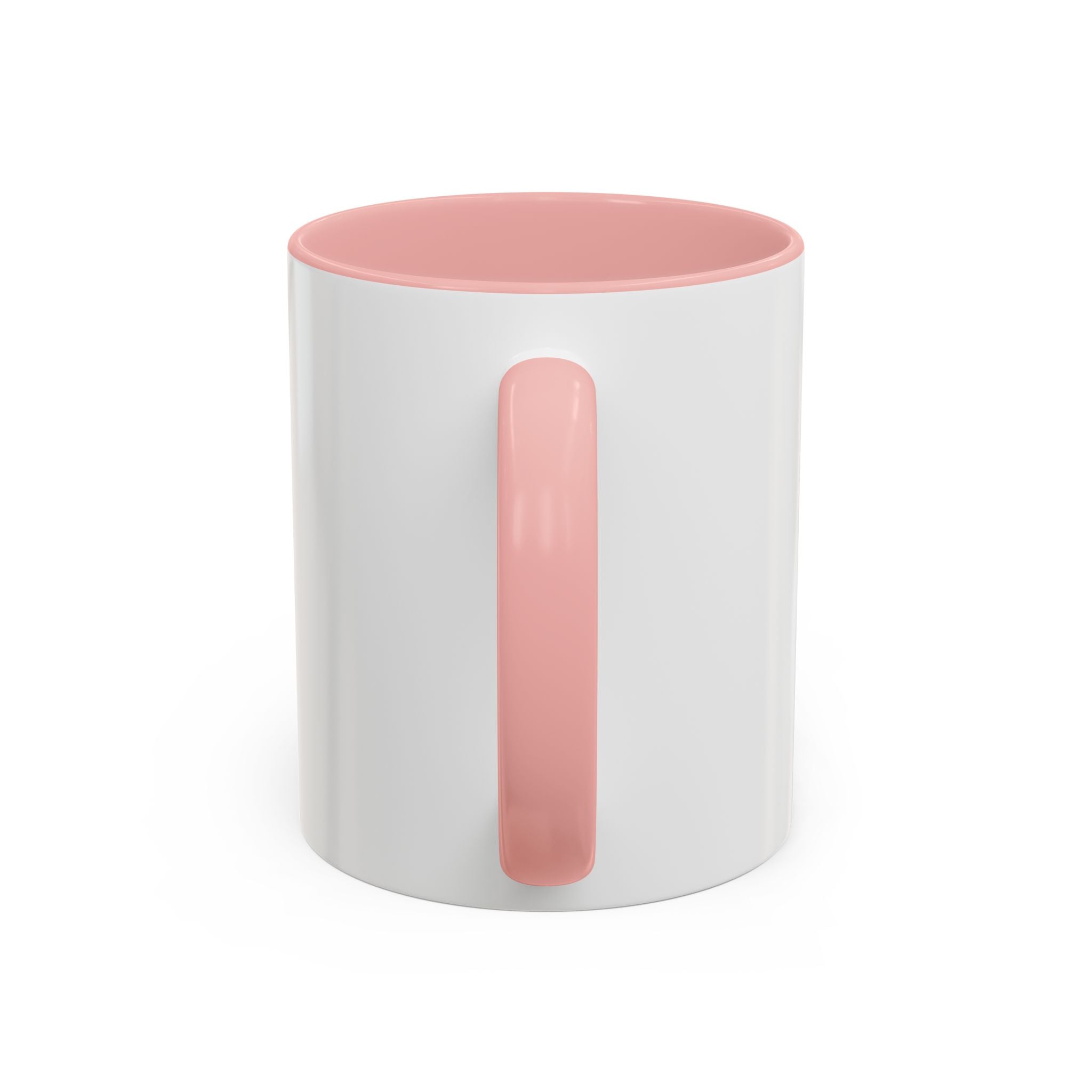 Husky Mom Accent Coffee Mug — Cute Pastel Husky Mother Dog Design (11/15oz)