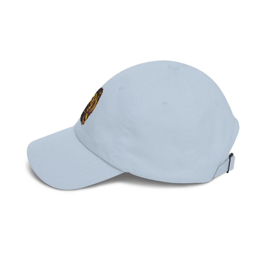Lion Graphic Dad Cap — "Ever Lifts Rest" Embroidered Baseball Hat
