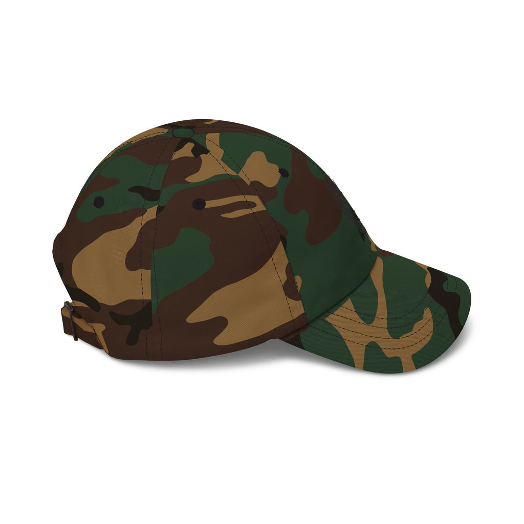 Dad Cap — Lion 'Peace' Shield Embroidered Baseball Hat