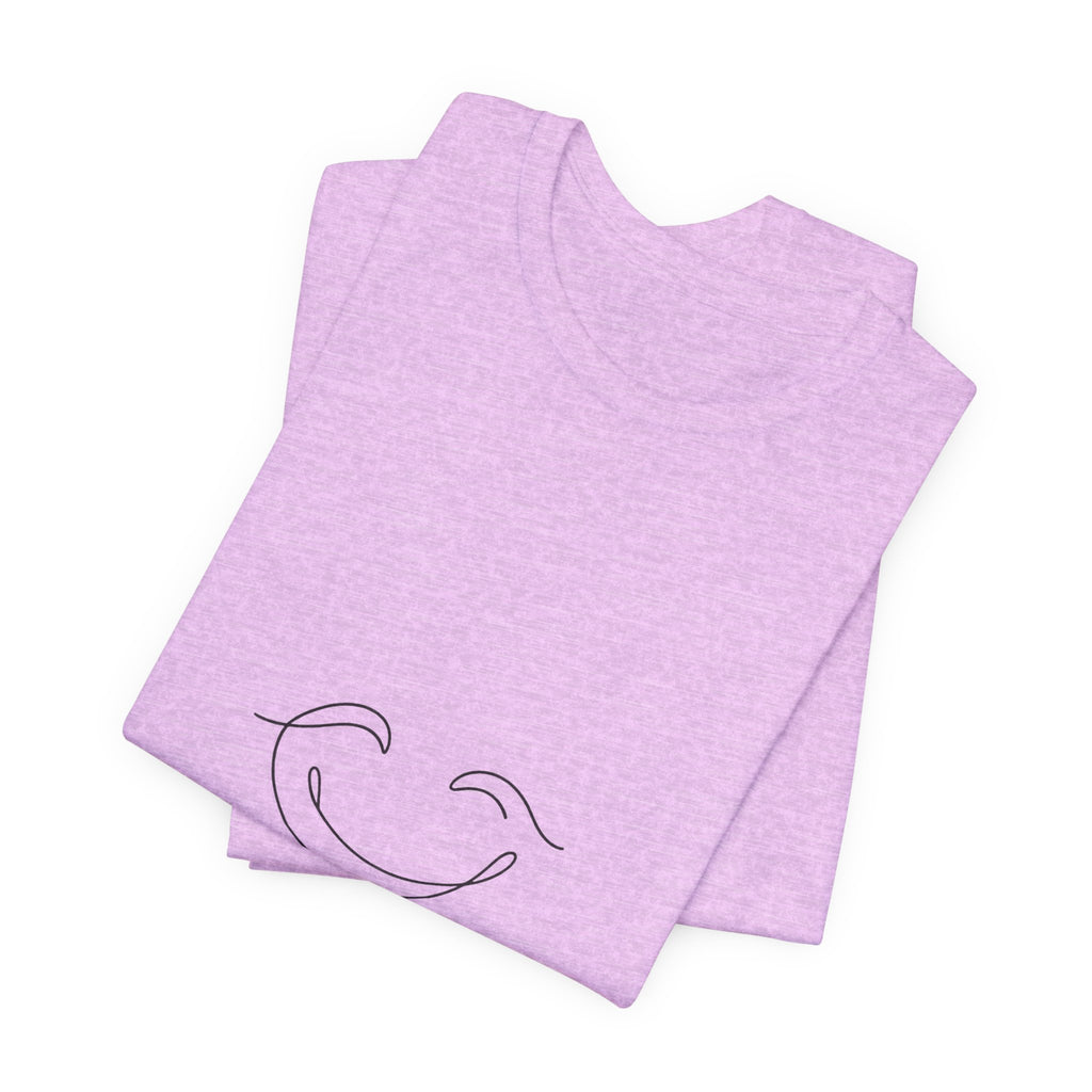 Choose Joy Smiley T-Shirt — Minimalist Positive Vibes Tee