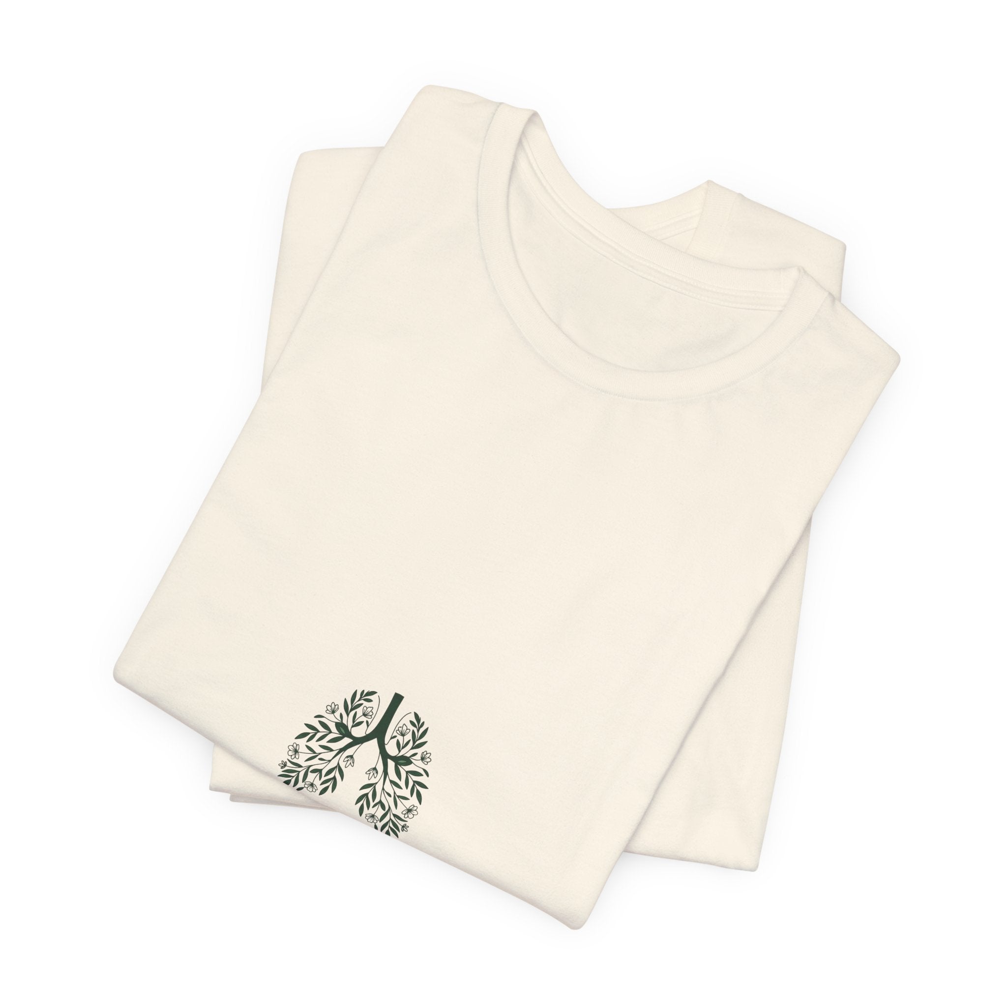 T-Shirt — 'Breathe Again' Botanical Lungs Tee