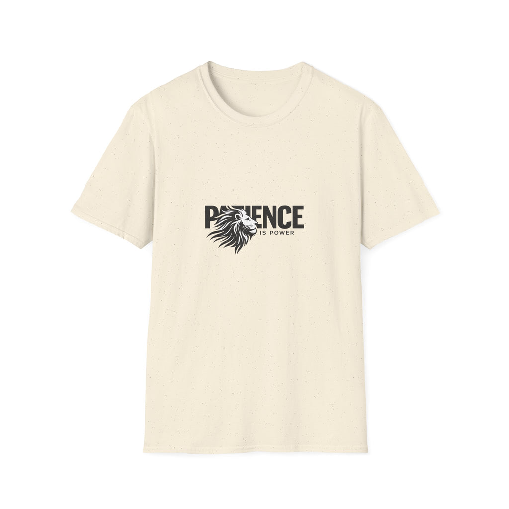Patience Is Power Lion T-Shirt — Motivational Graphic Tee