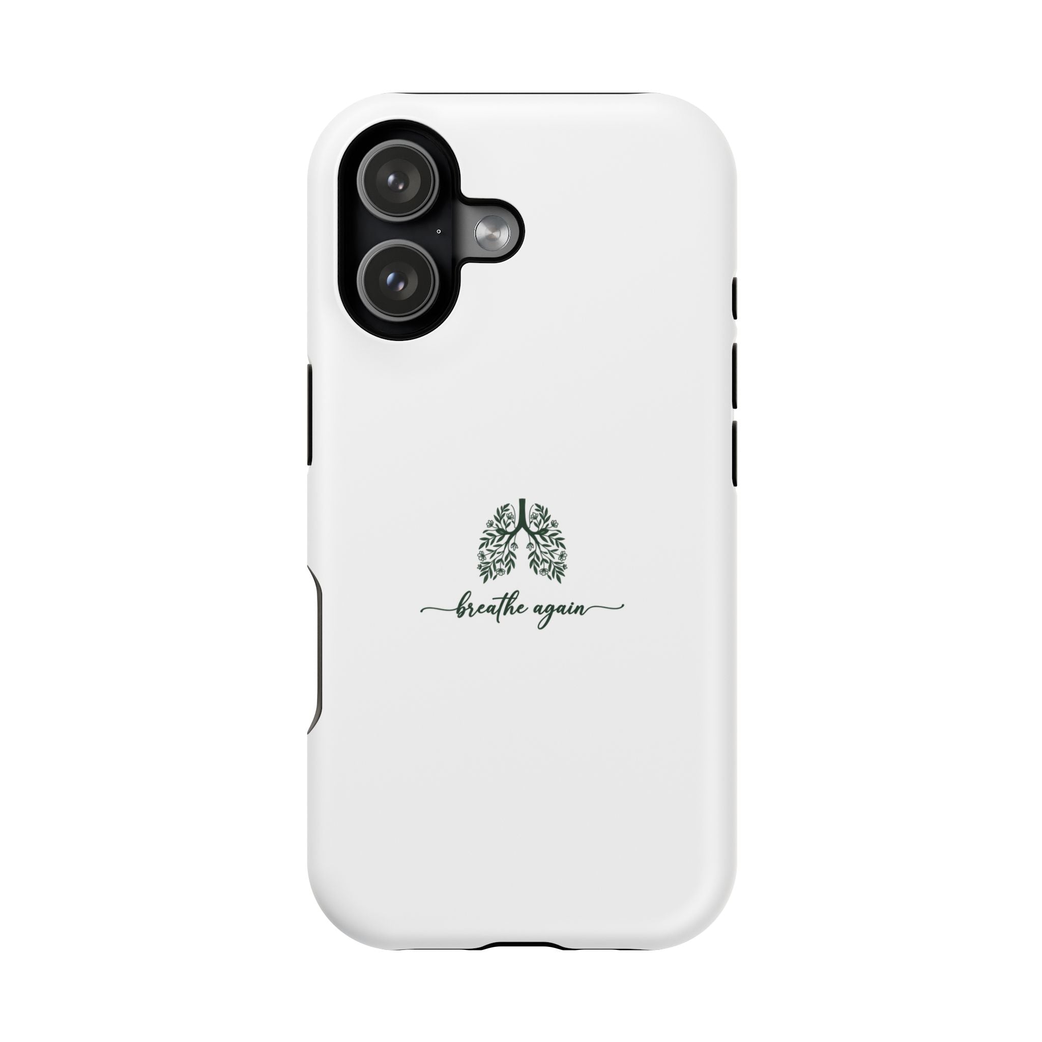 Phone Case — 'Breathe Again' Lungs Design Magnetic Impact-Resistant Case