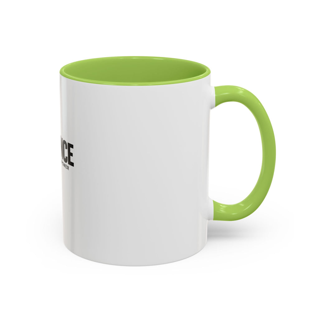 Patience Is Power Lion Coffee Mug — Inspirational Accent Mug (11/15oz)
