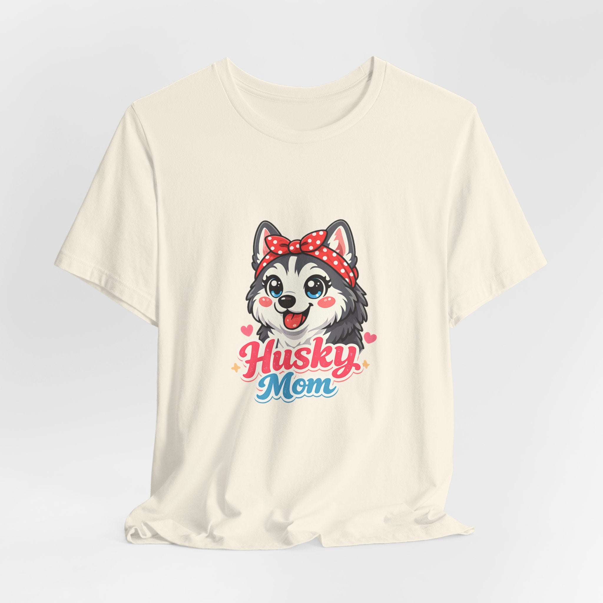 Husky Mom T-Shirt — Cute Cartoon Husky Mom Tee