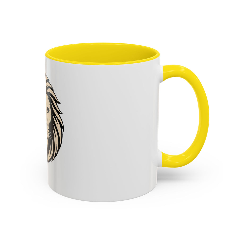 Power Doesn't Prove Itself Lion Coffee Mug — Motivational Accent Mug (11/15 oz)