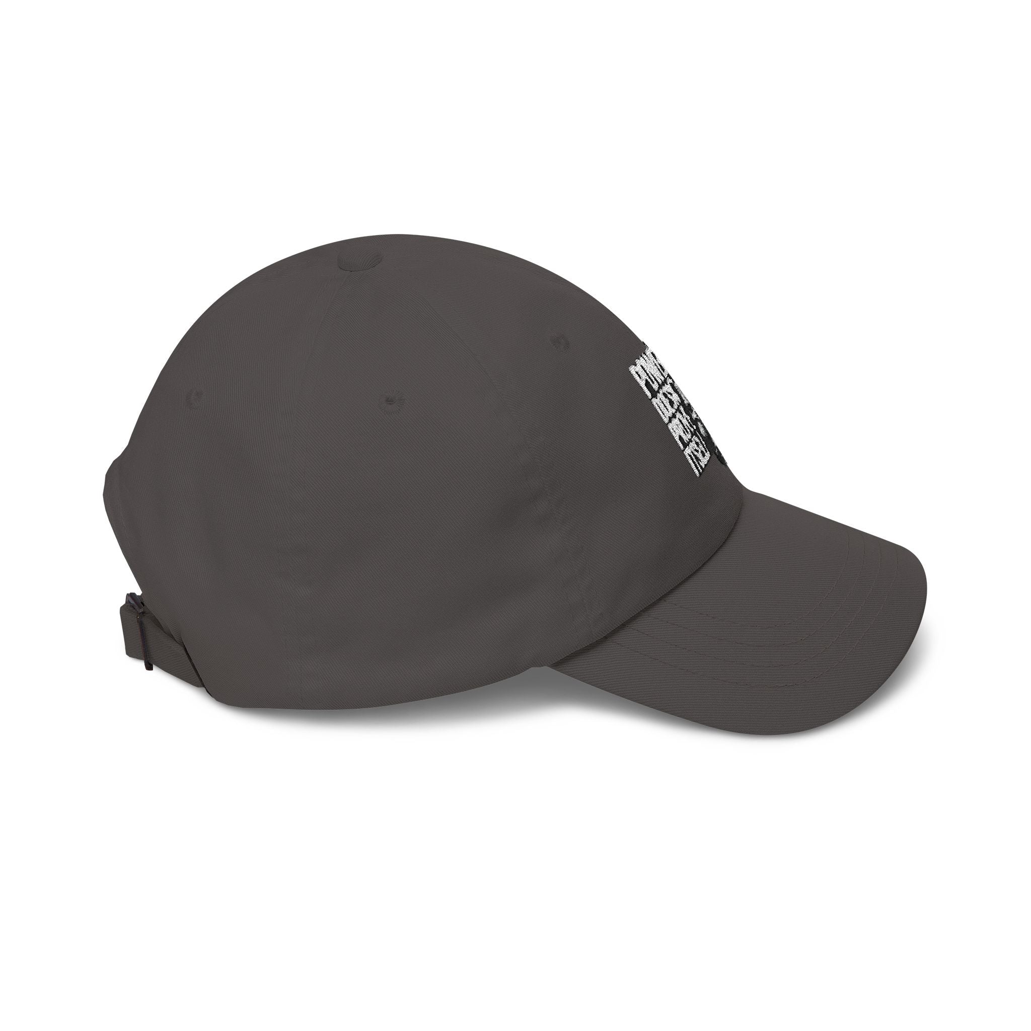 Classic Dad Cap - 'Power Doesn't Prove Itself' Lion Graphic Hat