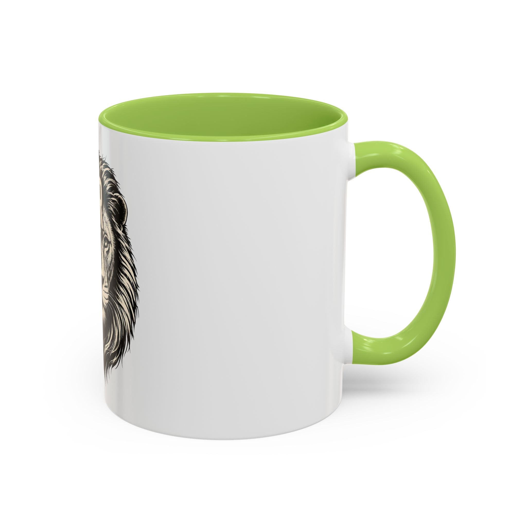 Power Doesn't Prove Itself Lion Coffee Mug — Motivational Accent Mug (11/15 oz)