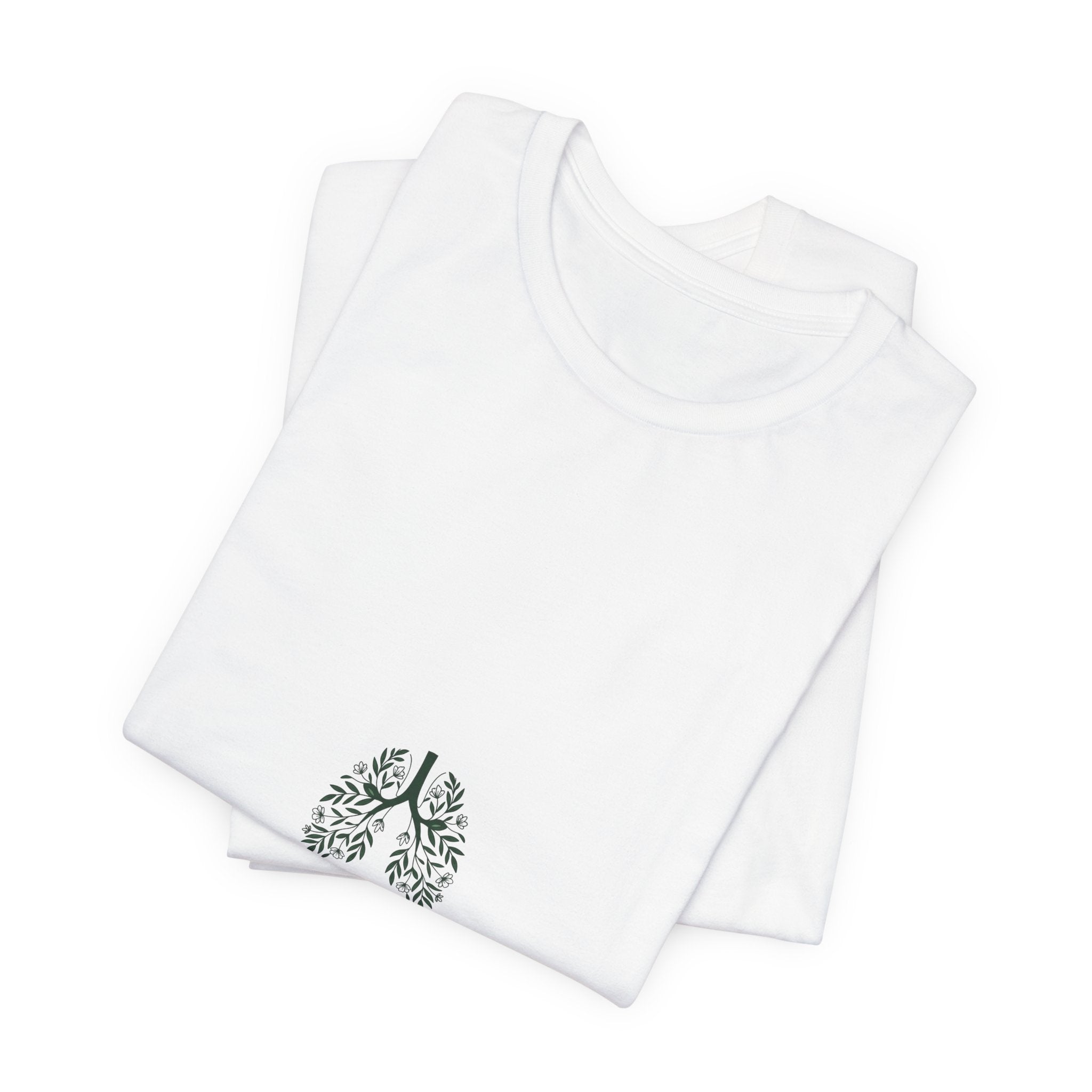 T-Shirt — 'Breathe Again' Botanical Lungs Tee