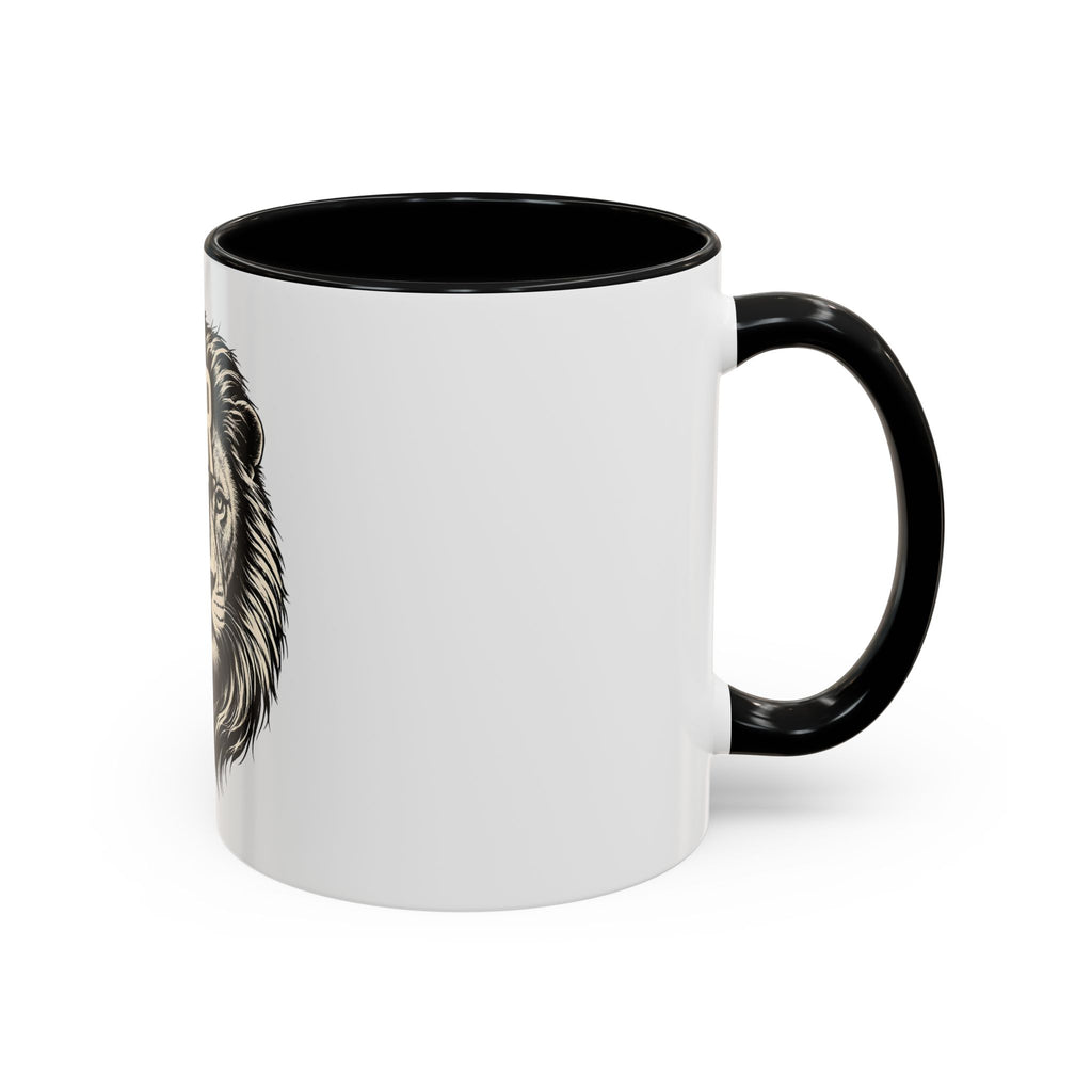 Power Doesn't Prove Itself Lion Coffee Mug — Motivational Accent Mug (11/15 oz)