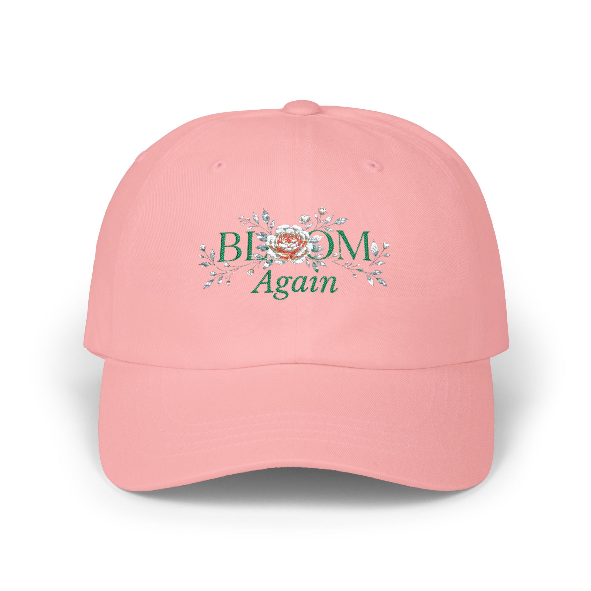 Bloom Again Dad Cap — Floral Embroidered Classic Baseball Hat