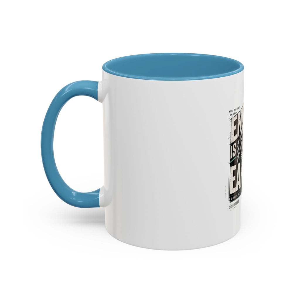 Energy Is Earned Lion Coffee Mug — Motivational Gym & Fitness Mug (11/15oz)