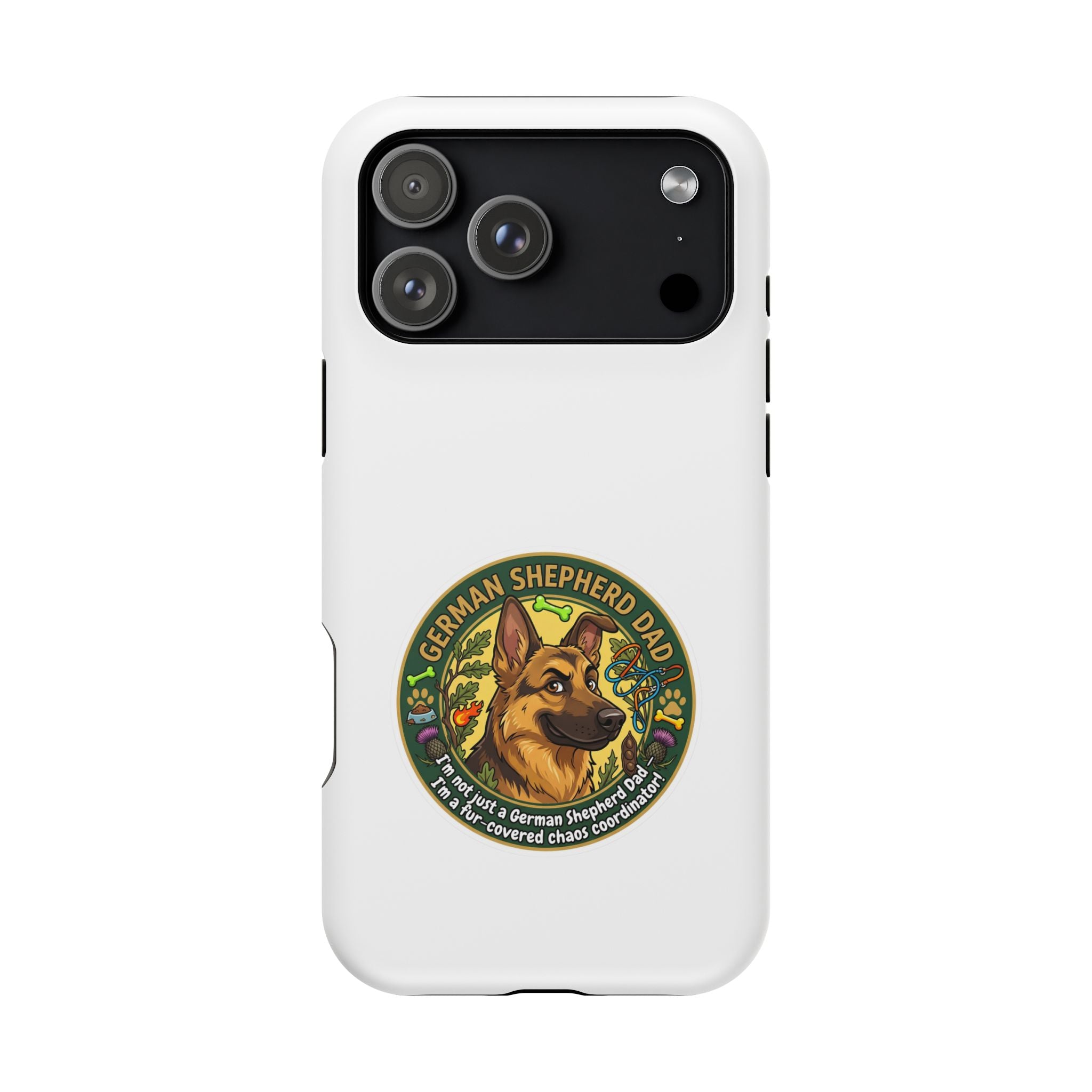 German Shepherd Dad Magnetic Impact-Resistant Phone Case