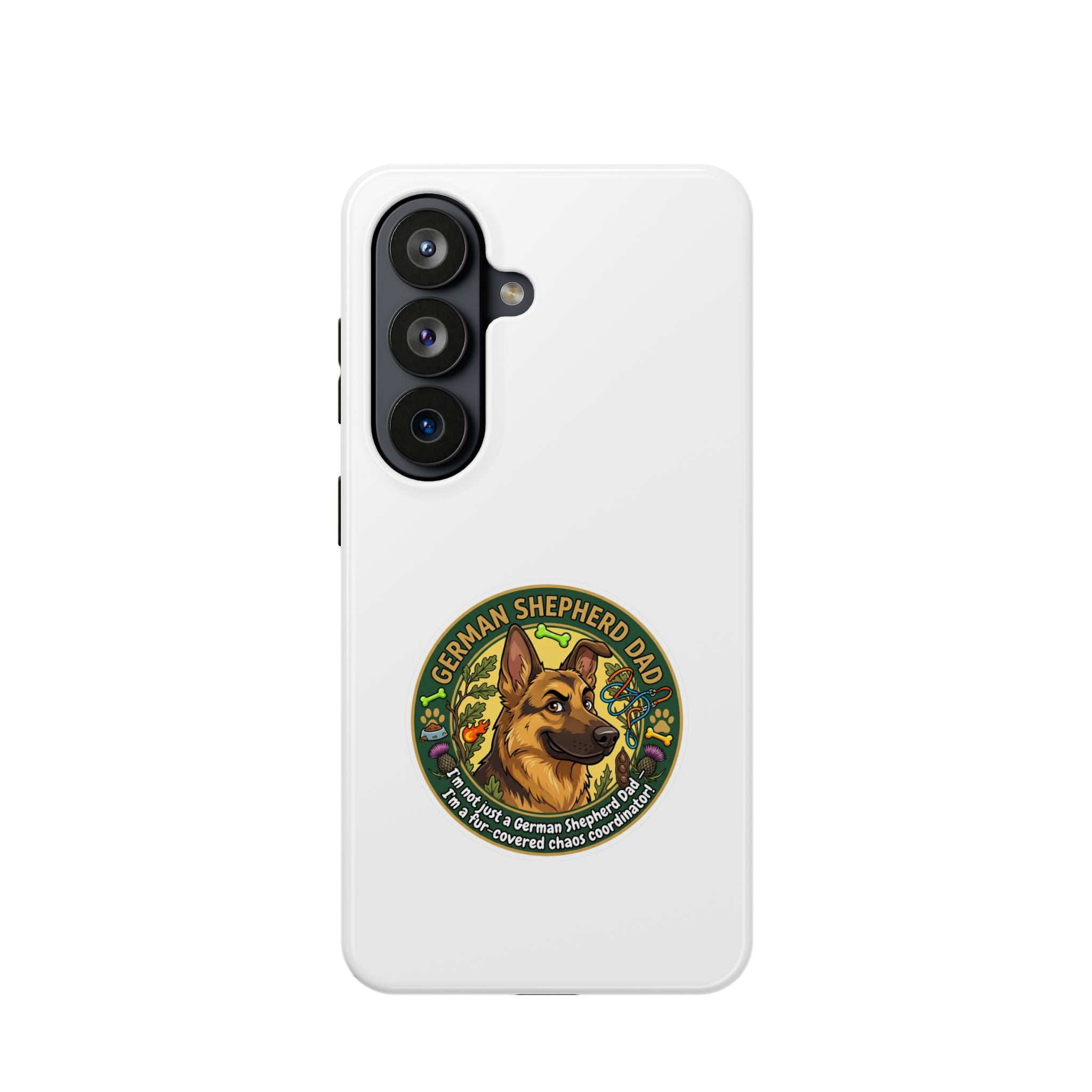 German Shepherd Dad Magnetic Impact-Resistant Phone Case