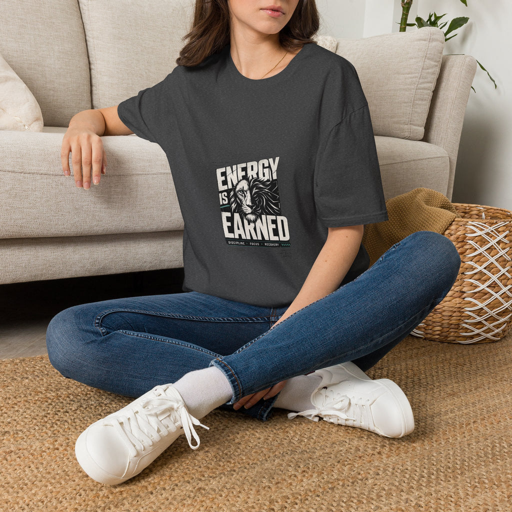 Energy Is Learned T-Shirt — Motivational Graphic Tee