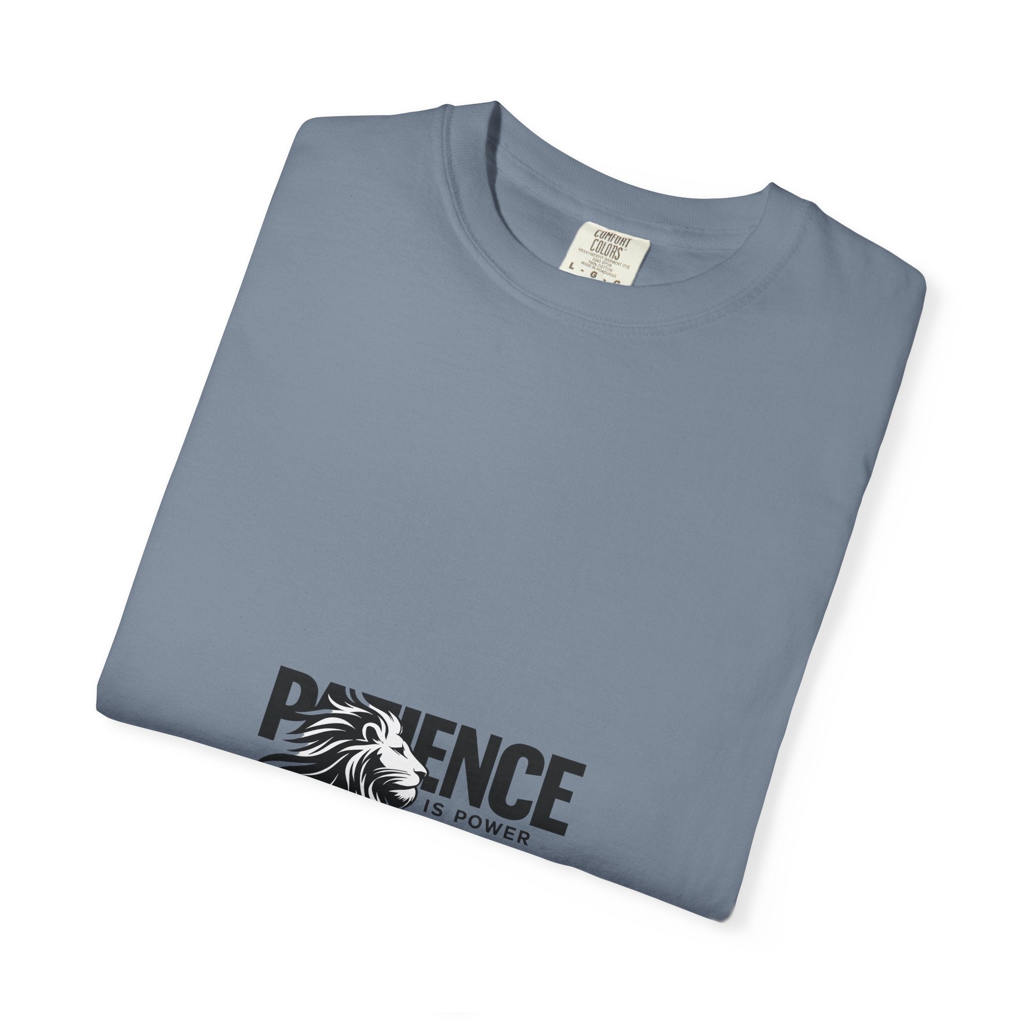 Patience Is Power Lion Graphic T-Shirt