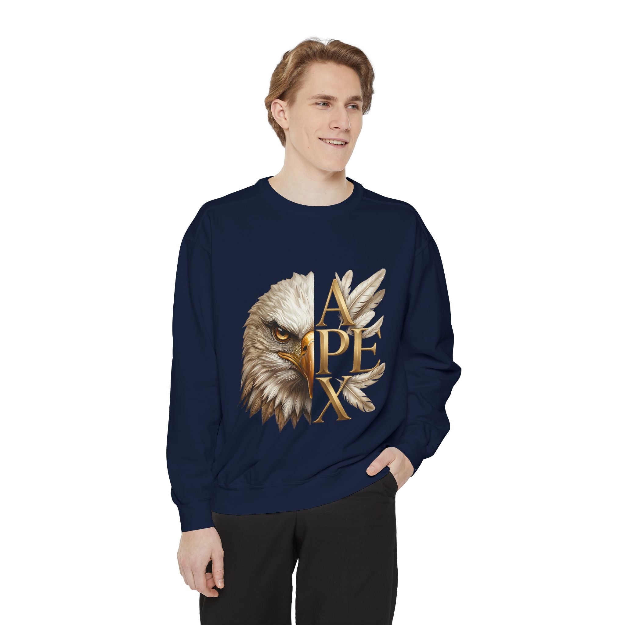Eagle Apex Sweatshirt — Bold Patriotic Eagle Graphic Crewneck