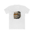 Crew Tee — "Power Doesn't Prove Itself" Lion Graphic