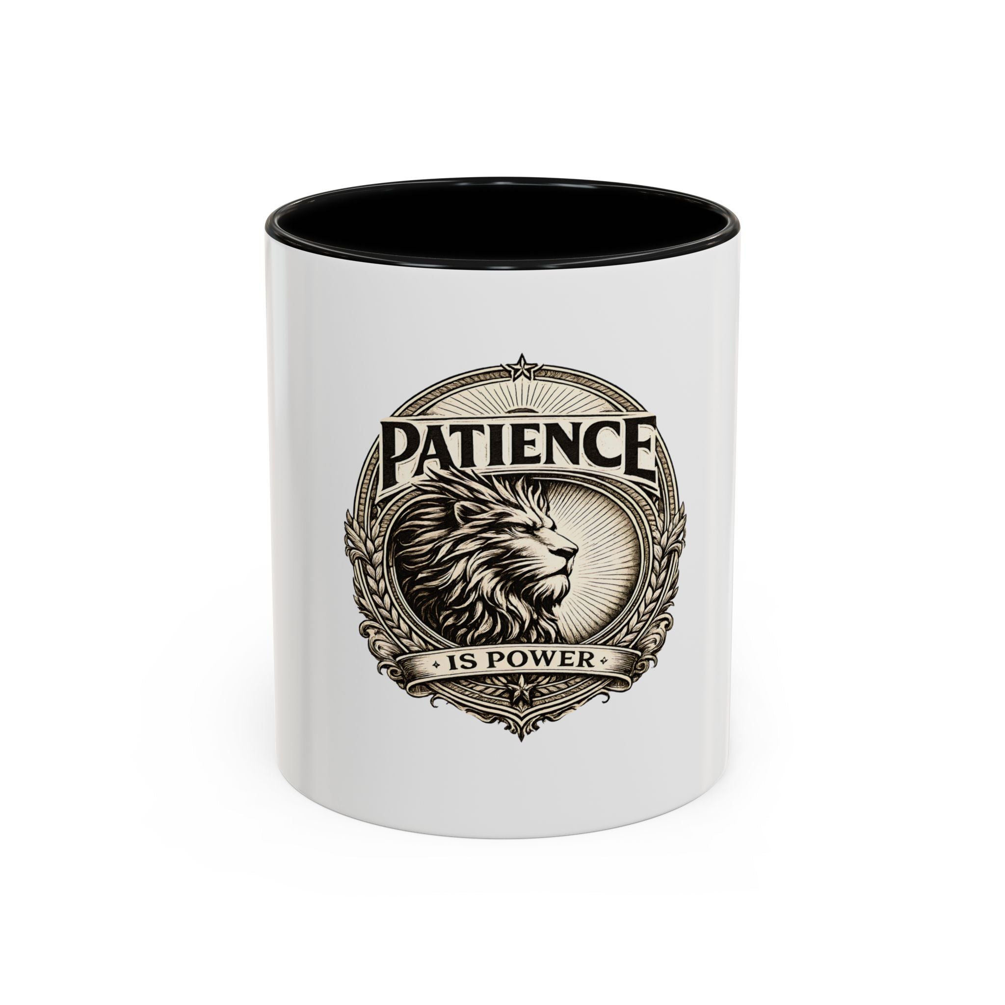 Patience Is Power Lion Coffee Mug