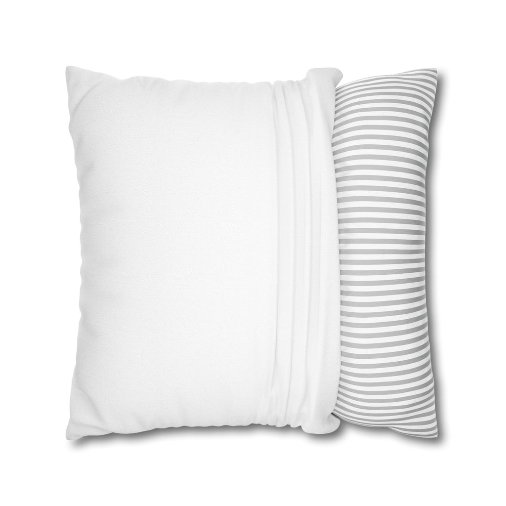 Tiger Face Decorative Pillowcase — 'Fierce' Split Design Spun Polyester Accent Pillow