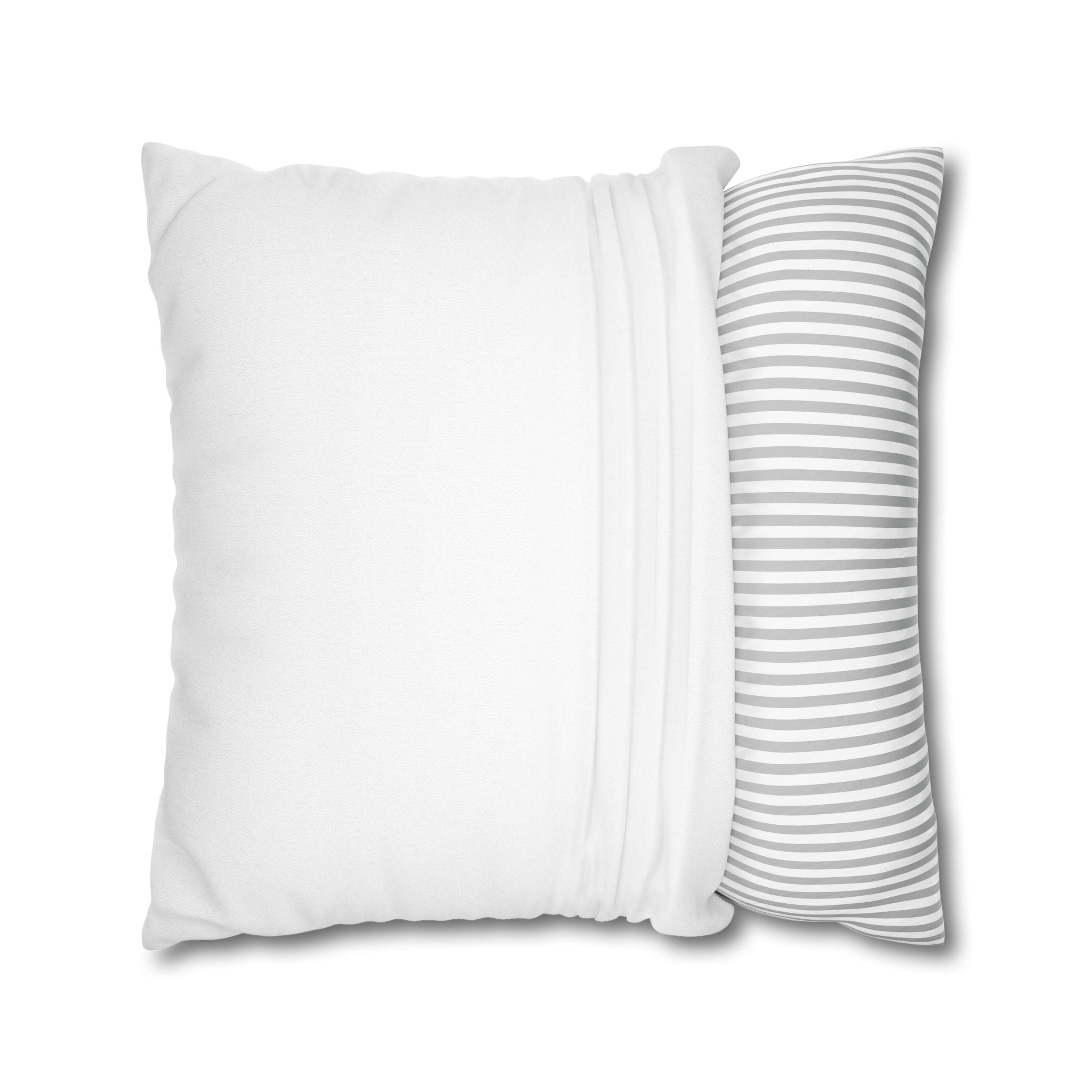 Tiger Face Decorative Pillowcase — 'Fierce' Split Design Spun Polyester Accent Pillow