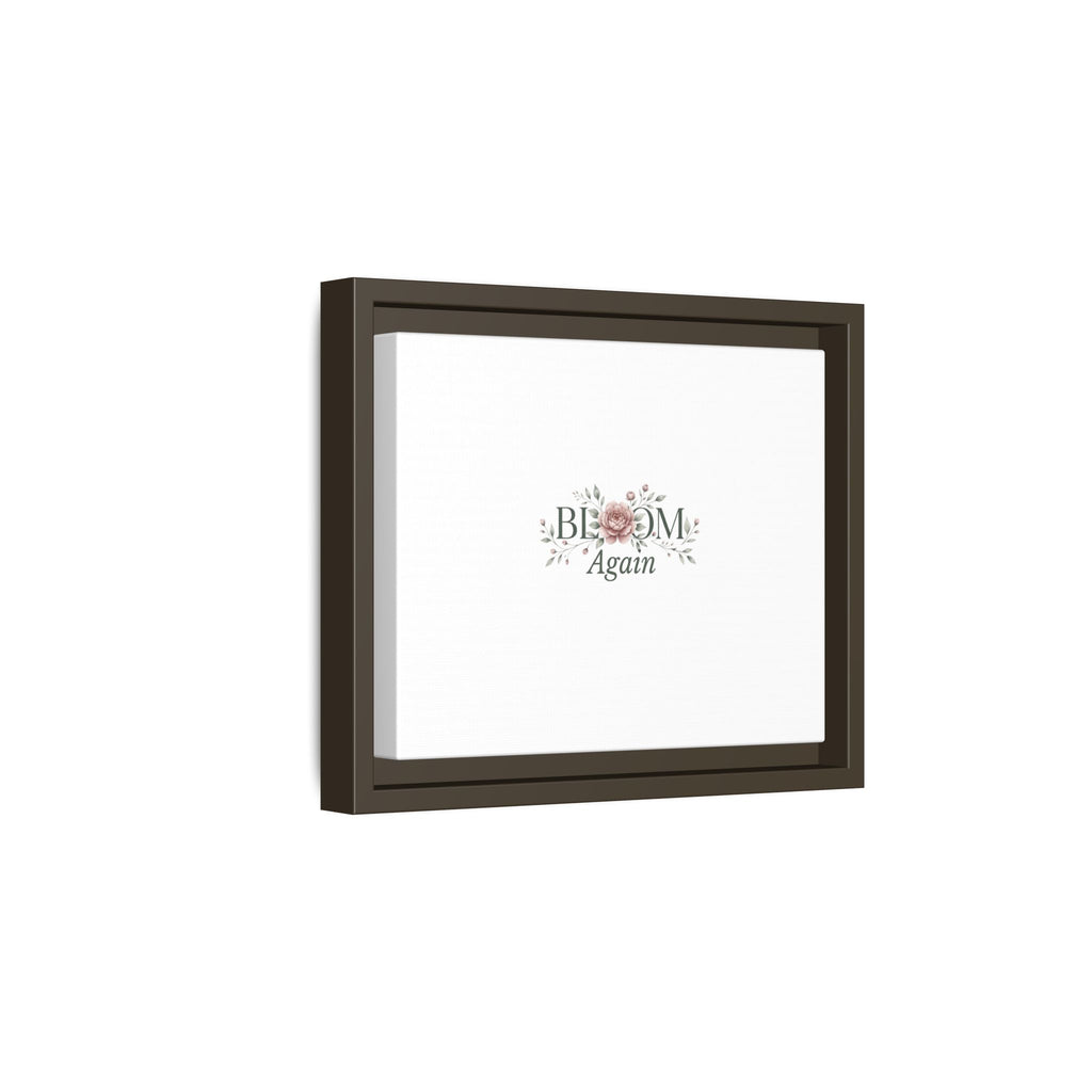 Bless Me Again Floral Matte Canvas Print, Framed Wall Art