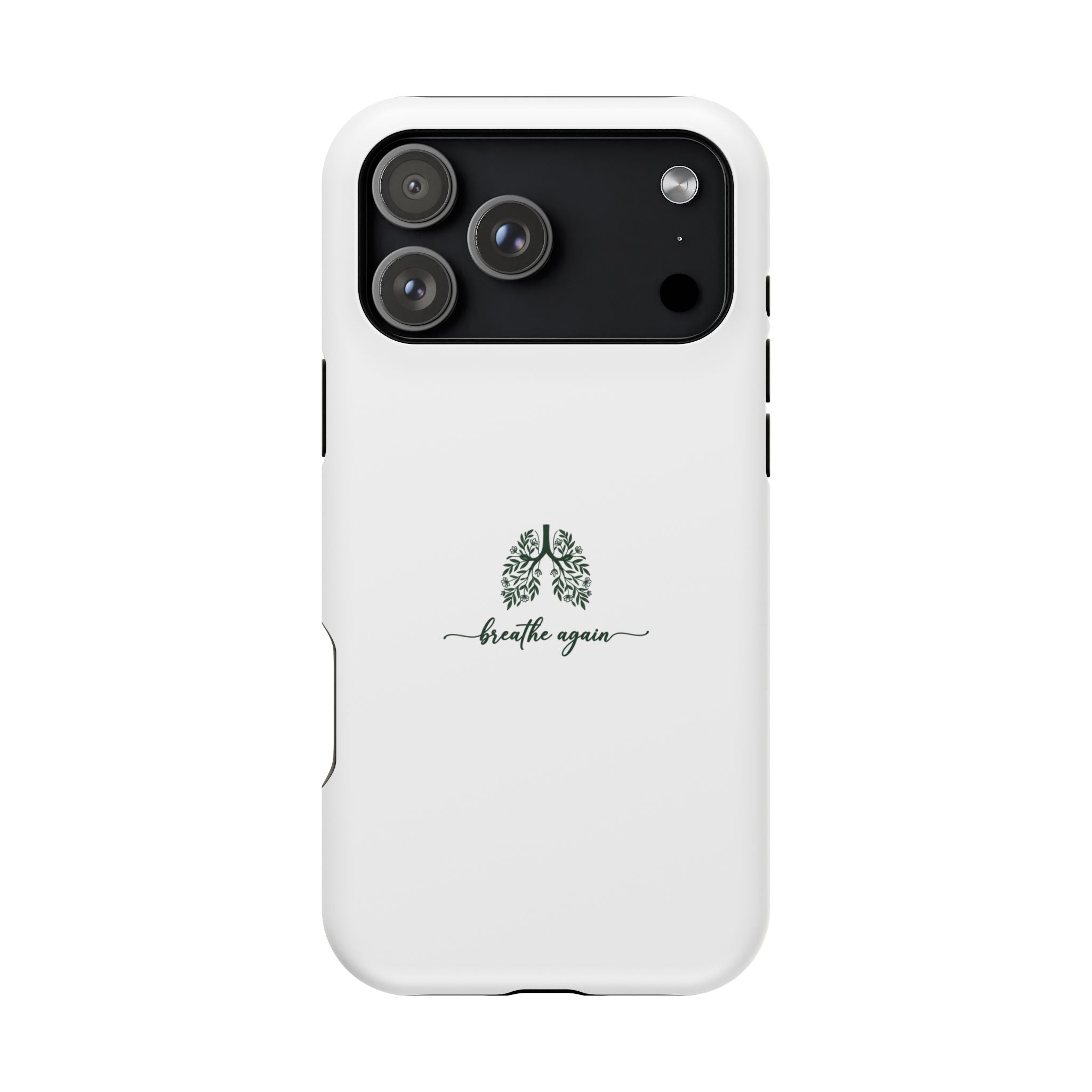 Phone Case — 'Breathe Again' Lungs Design Magnetic Impact-Resistant Case