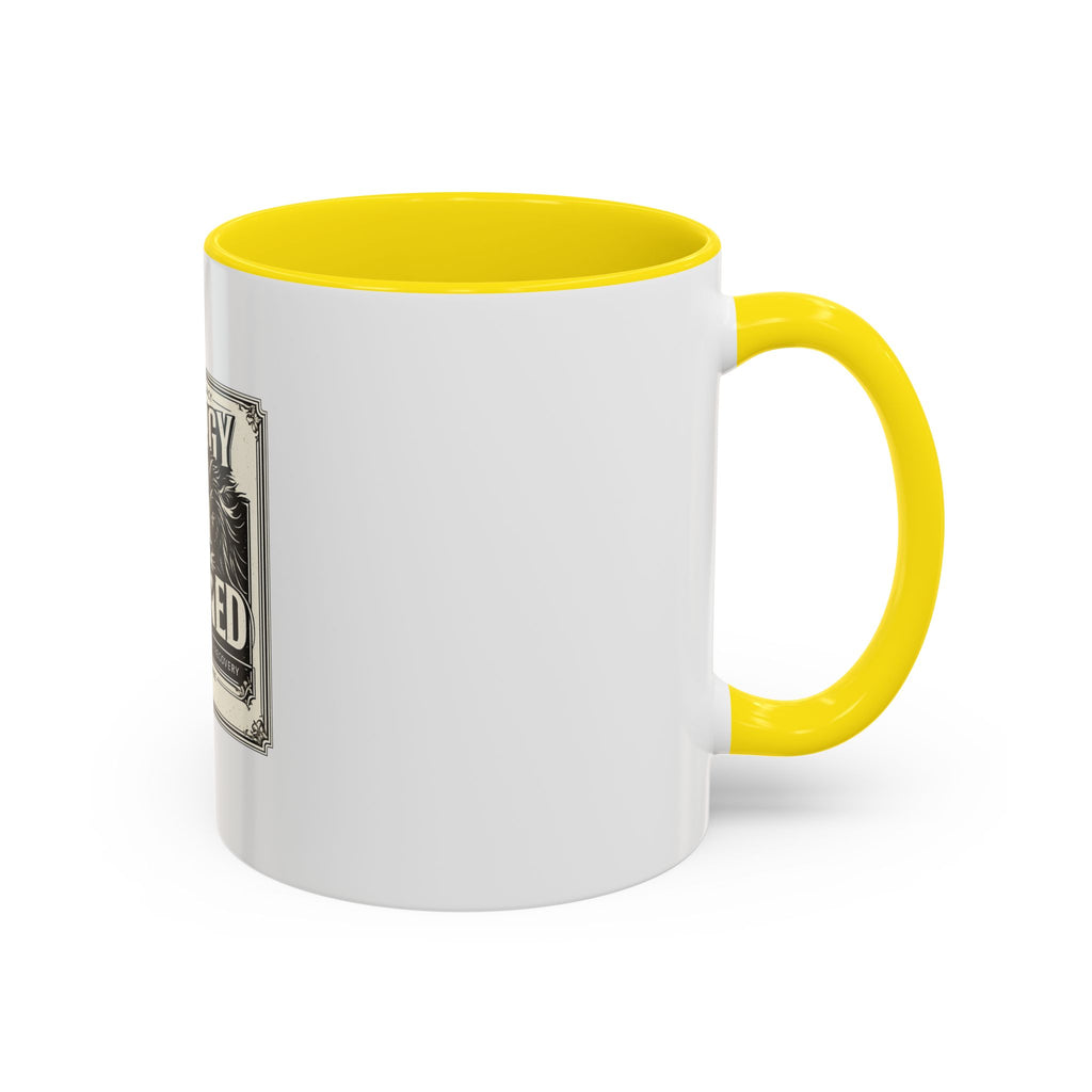 Energy Is Earned Lion Coffee Mug — Motivational Gym & Fitness Mug (11/15oz)