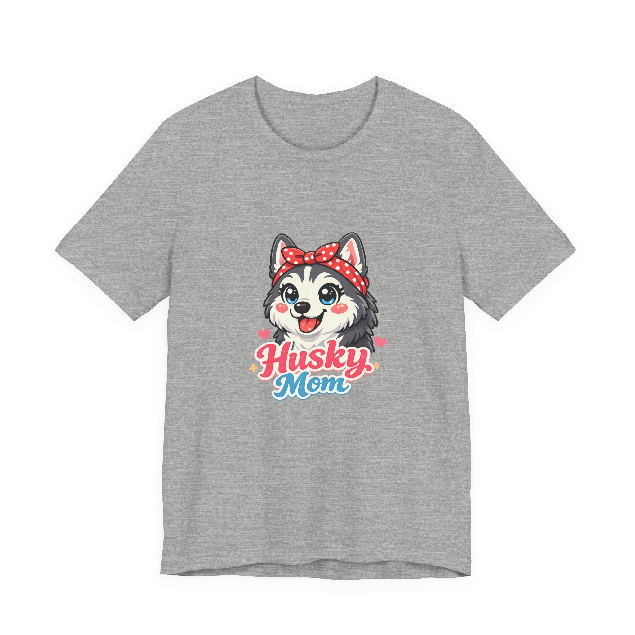 Husky Mom T-Shirt — Cute Cartoon Husky Mom Tee