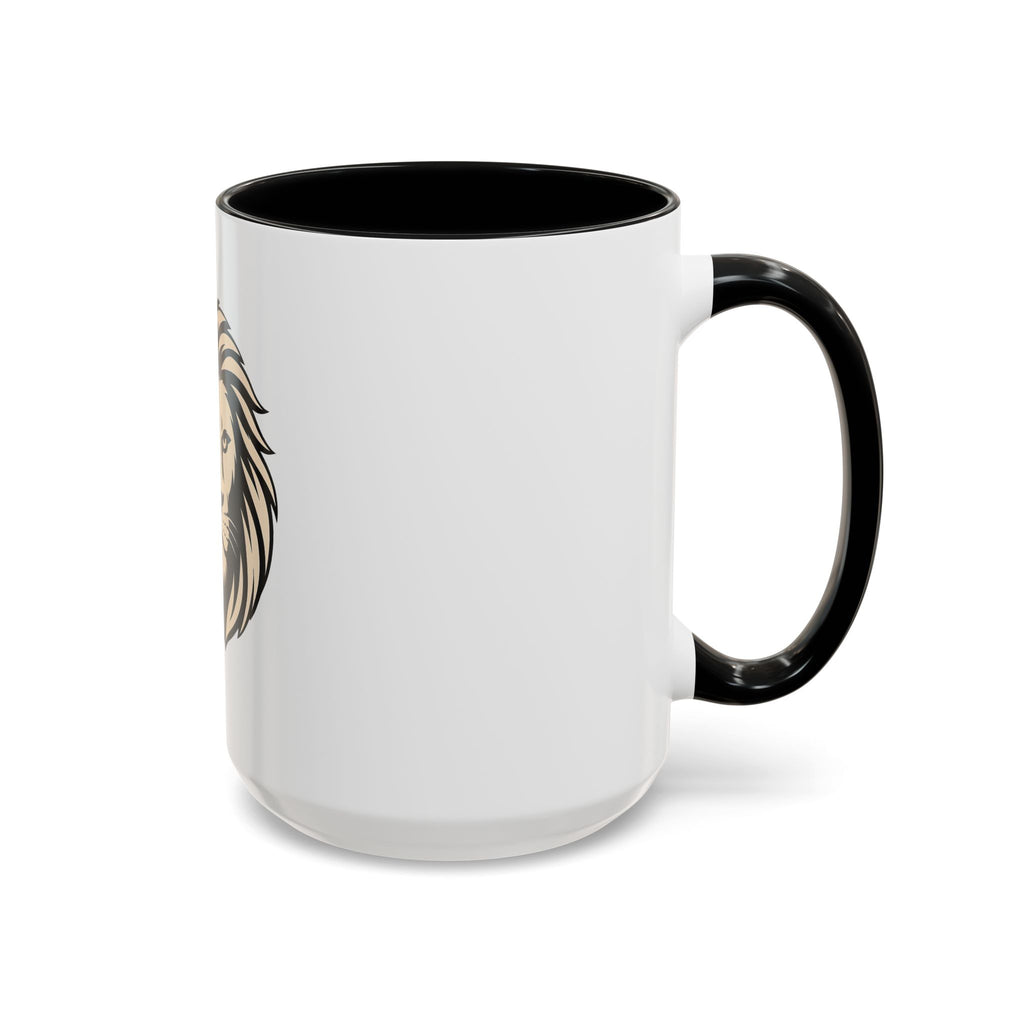 Power Doesn't Prove Itself Lion Coffee Mug — Motivational Accent Mug (11/15 oz)