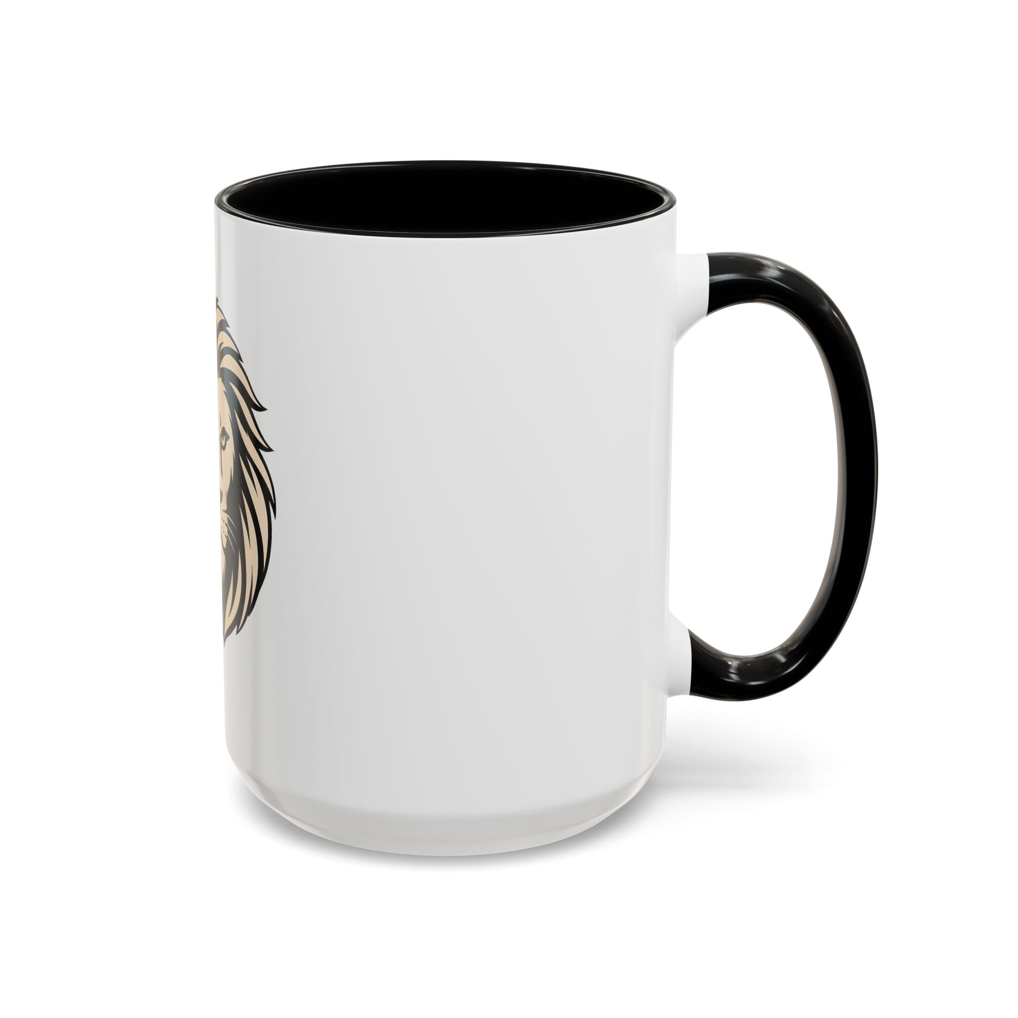Power Doesn't Prove Itself Lion Coffee Mug — Motivational Accent Mug (11/15 oz)